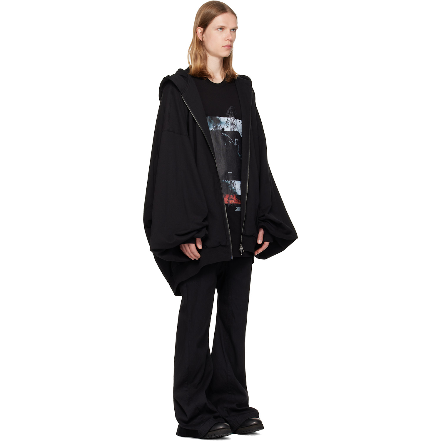  Julius Black Berg Hoodie 