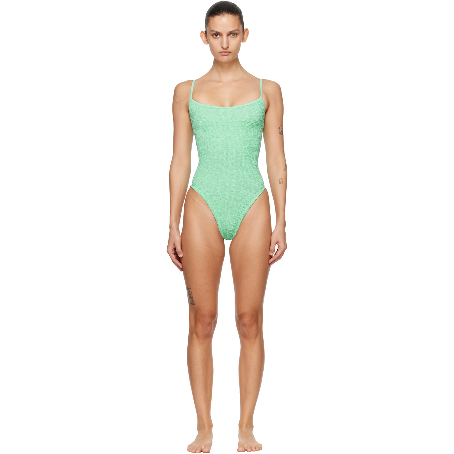 Hunza G Green Pamela Swimsuit