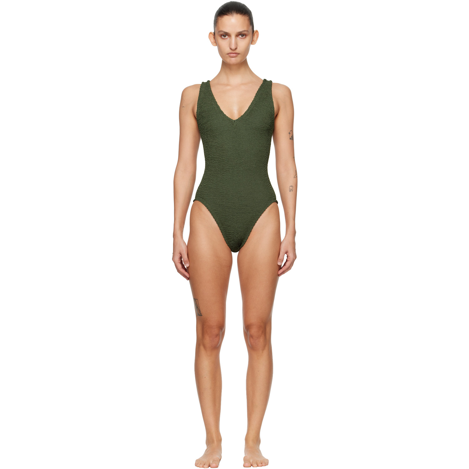 Hunza G Khaki Sadie Swimsuit
