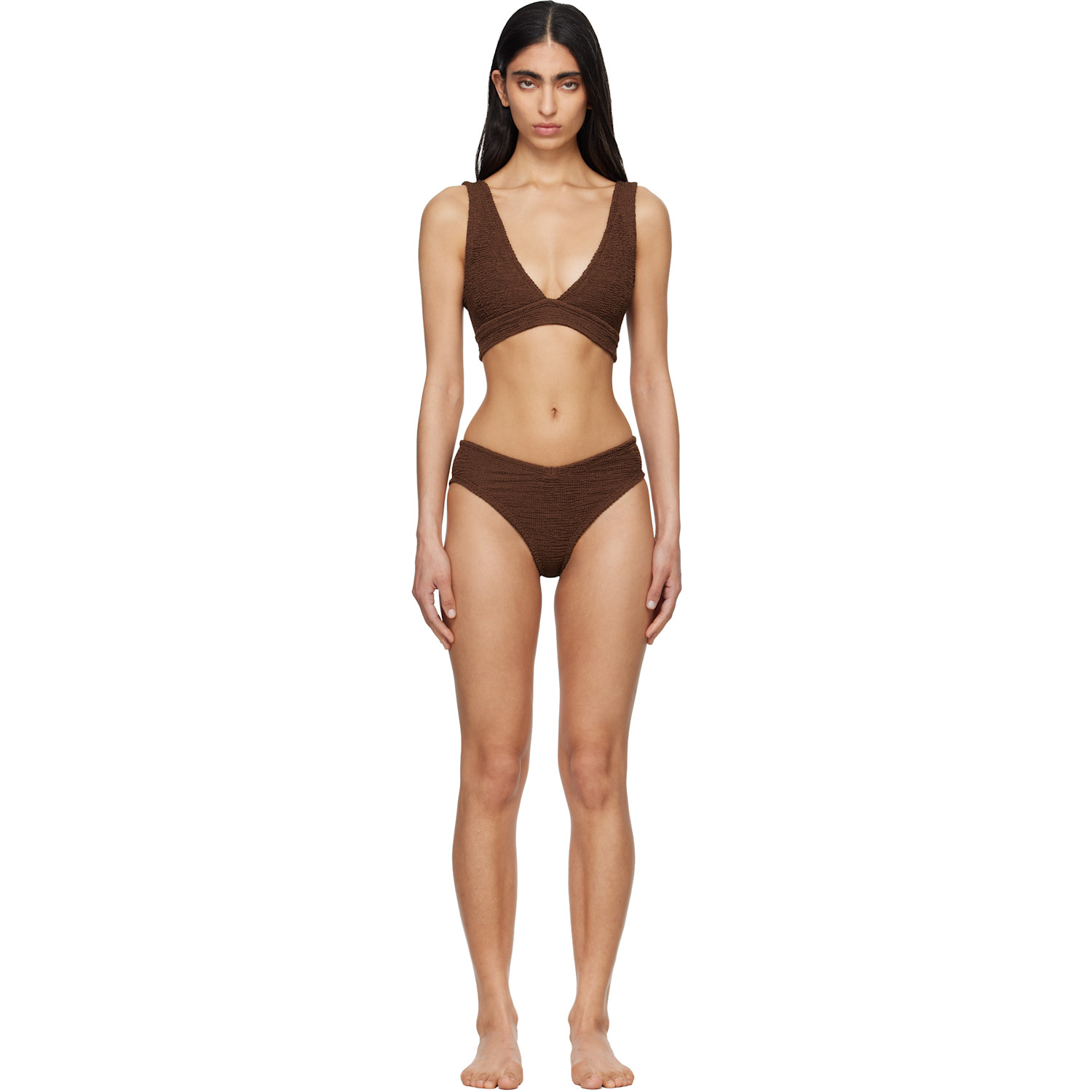 Hunza G Brown Angel Bikini