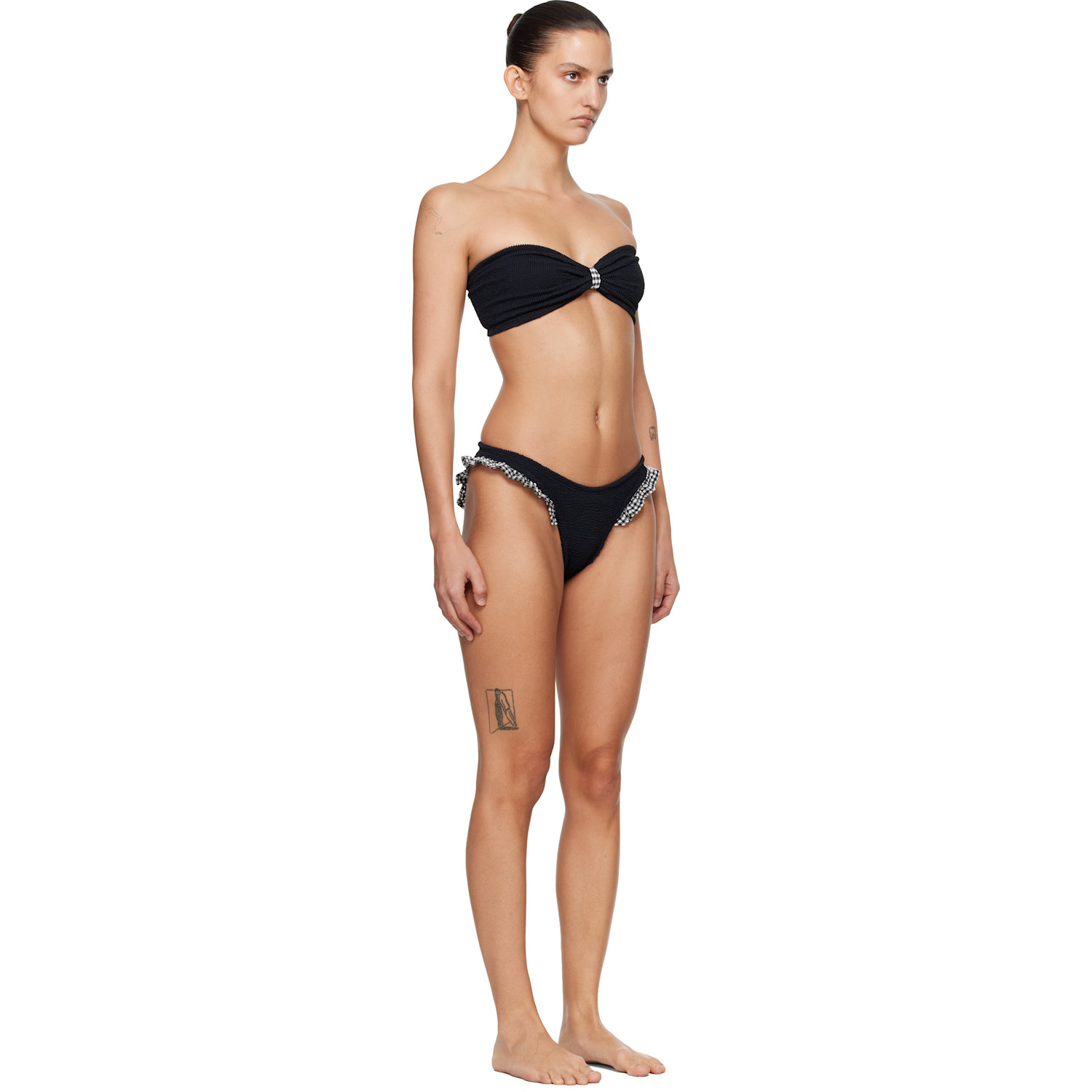  Hunza G Black Jean Bikini 