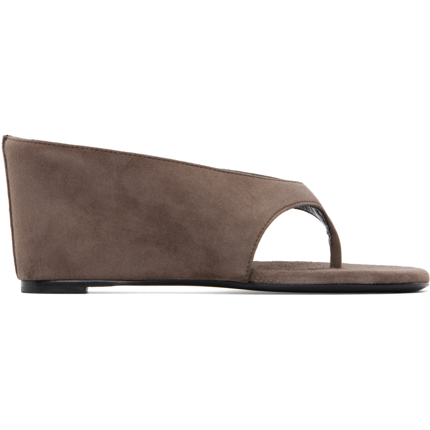 JUDE SSENSE Exclusive Brown Yaga Wedge Heeled Sandals