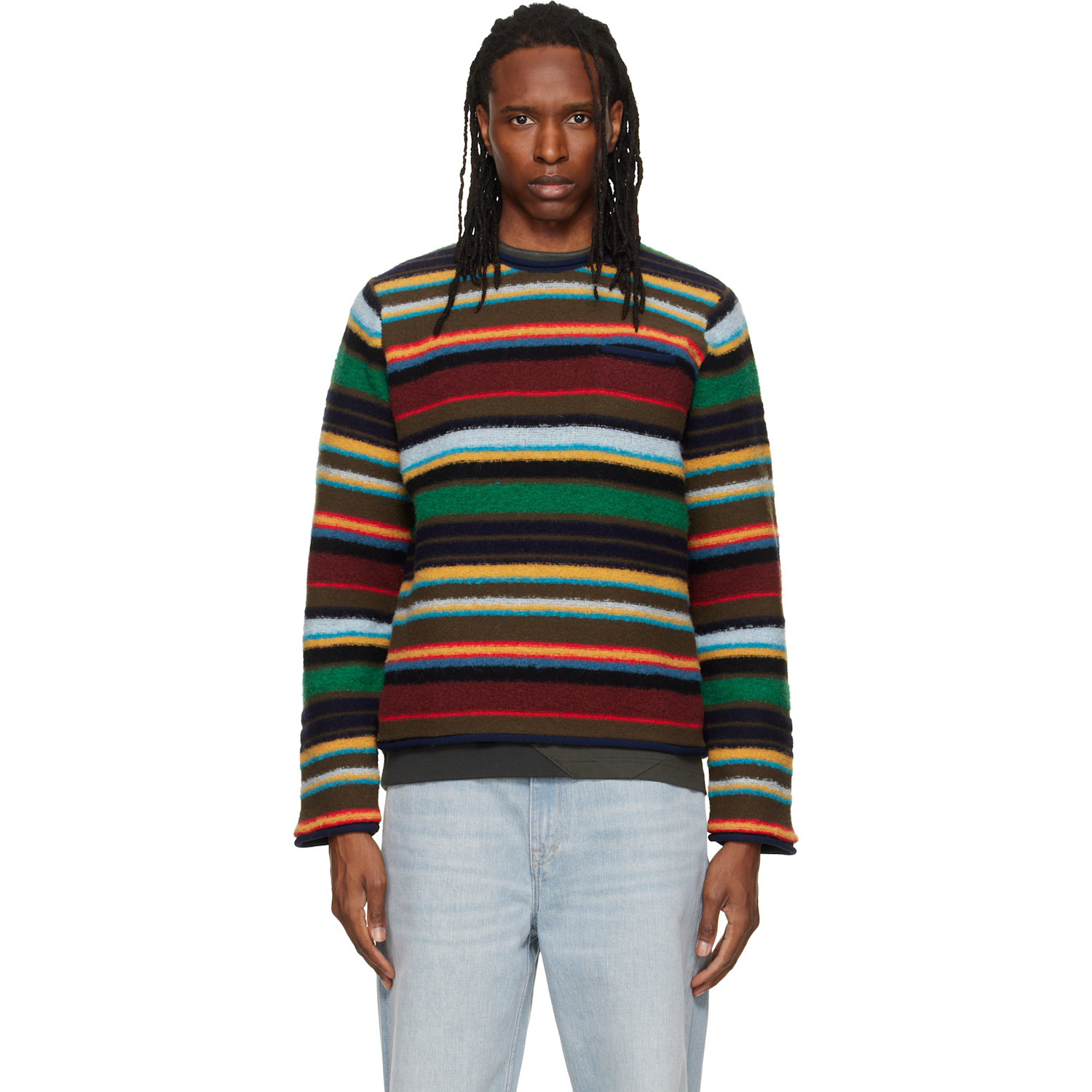 sacai Multicolor Mix Knit Sweater