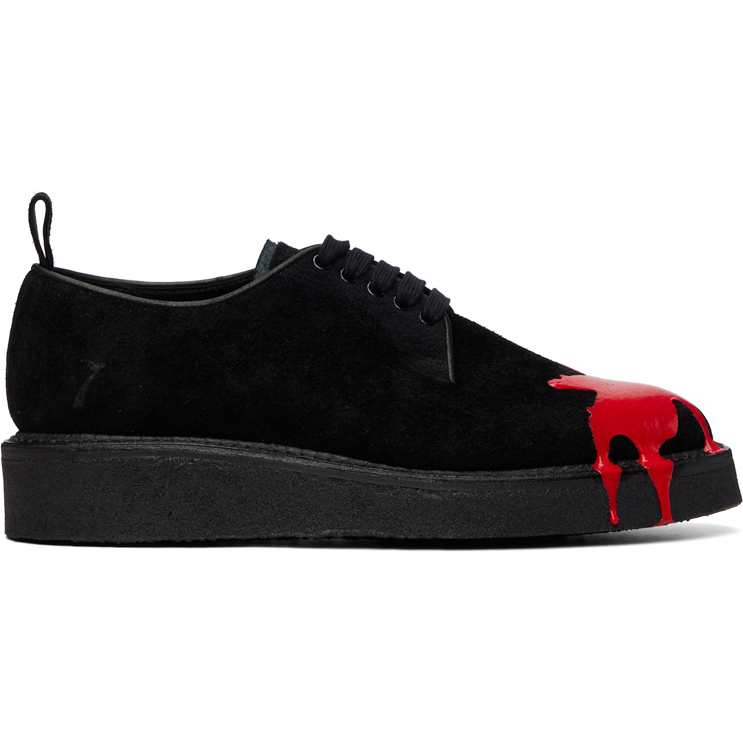 Kids Love Gaite Black & Red Zack Derbys
