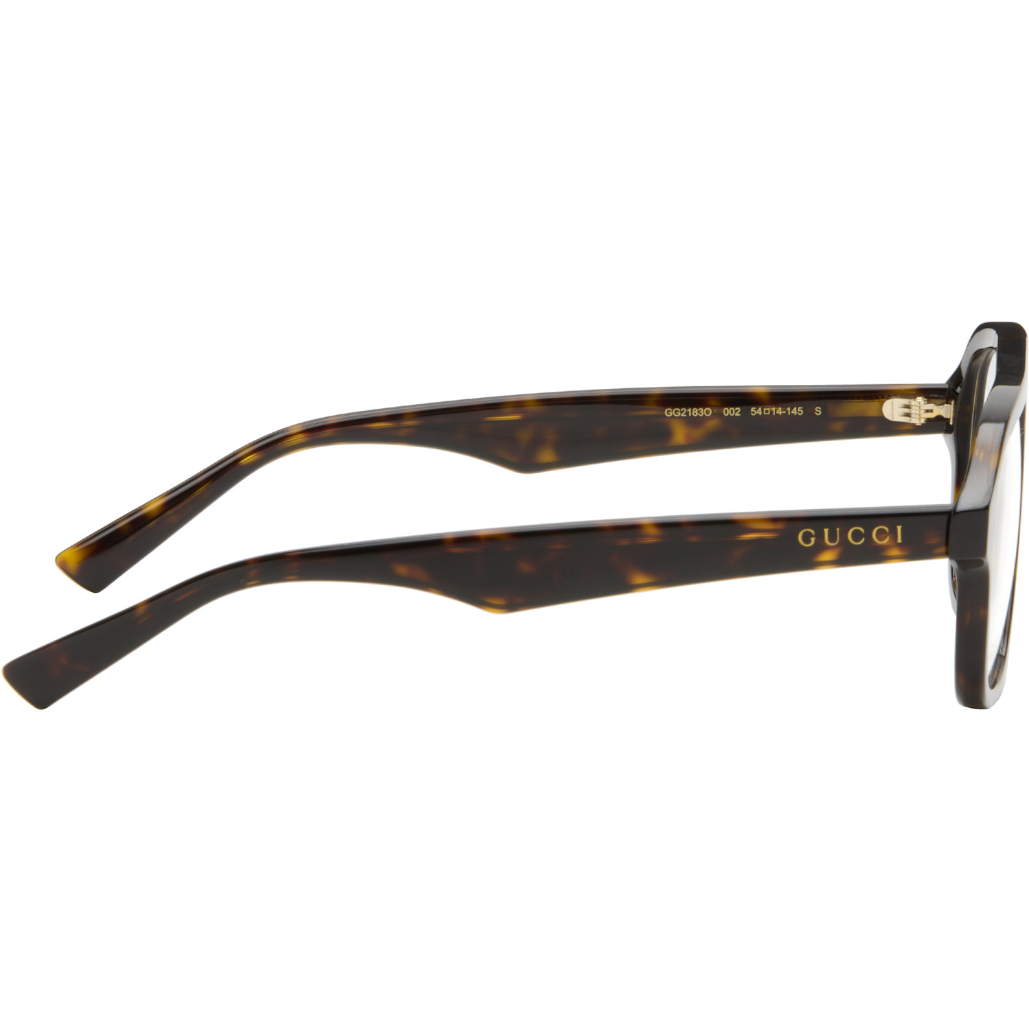  Gucci Brown Simple Fit Optical Frame Glasses 