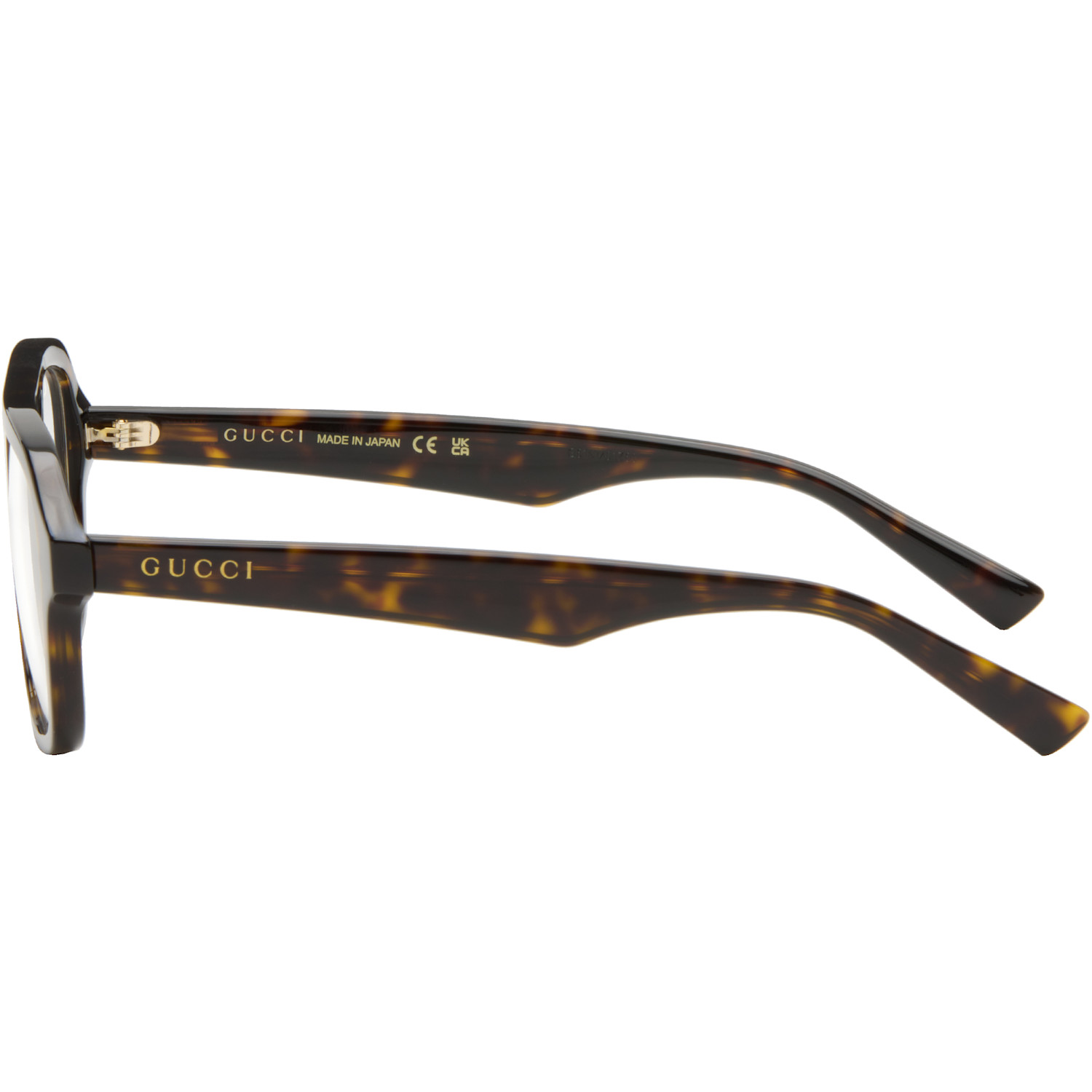  Gucci Brown Simple Fit Optical Frame Glasses 