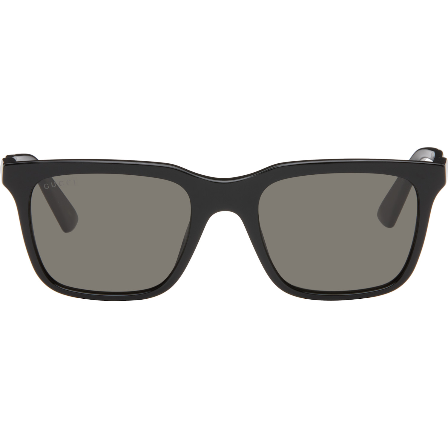Gucci Black Rectangular Sunglasses