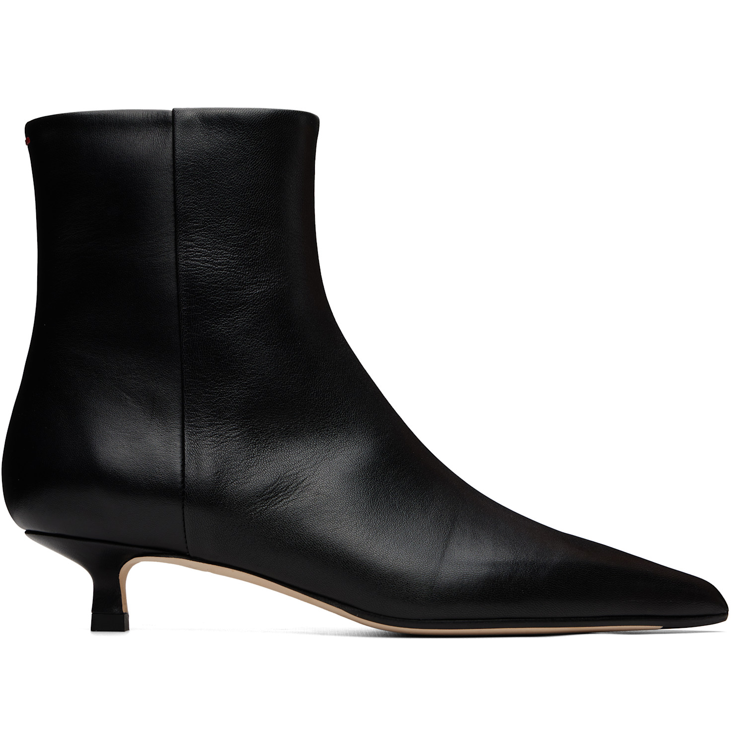 Aeyde Black Sofie Leather Ankle Boots