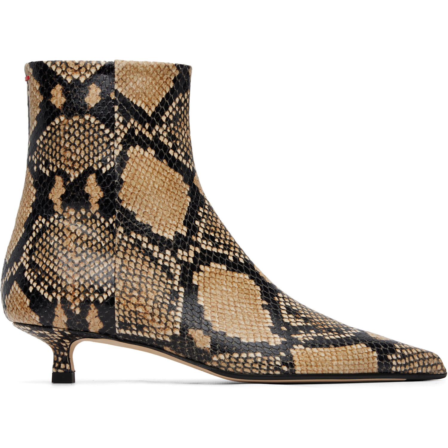 Aeyde Beige Sofie Leather Ankle Boots