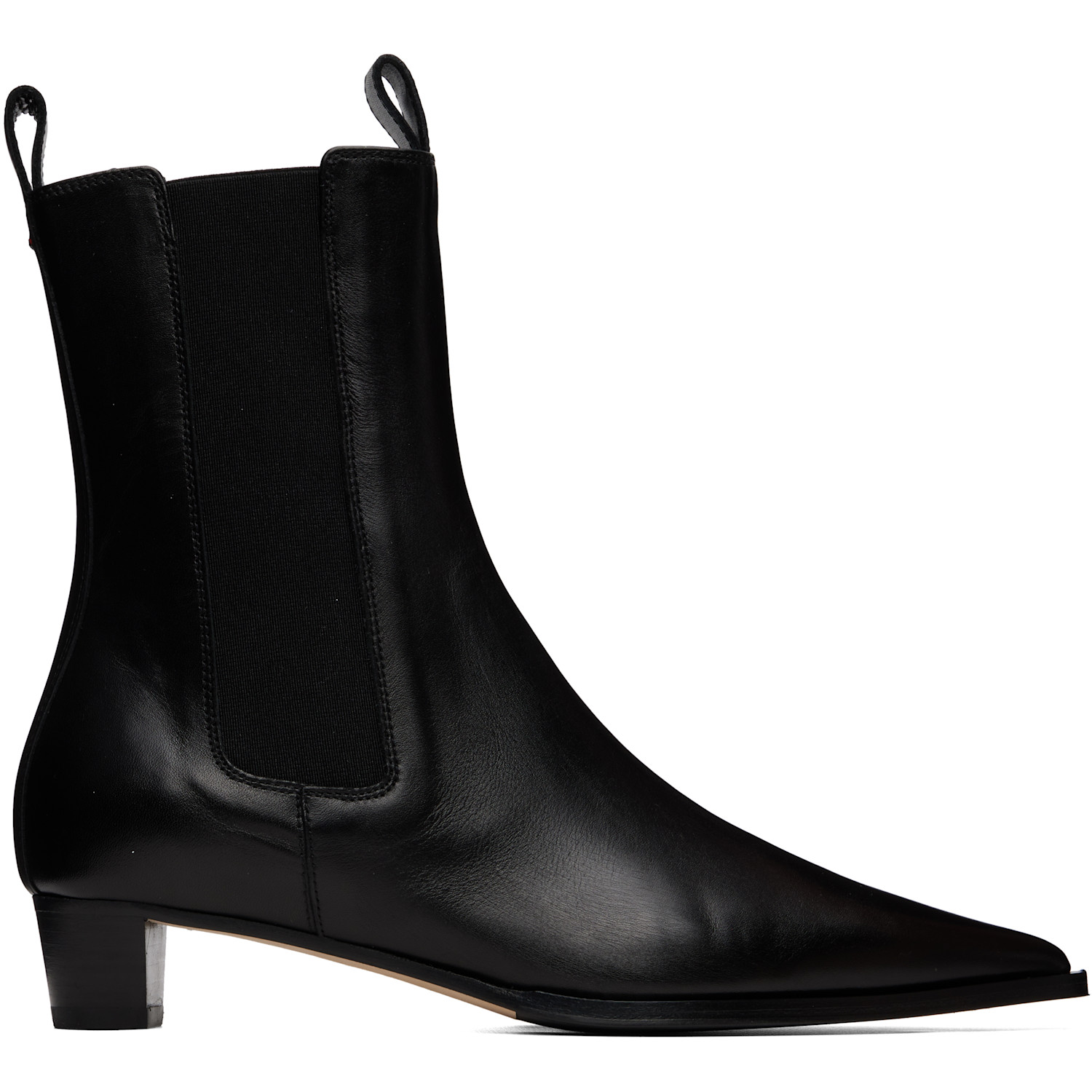 Aeyde Black Kiki Leather Chelsea Boots