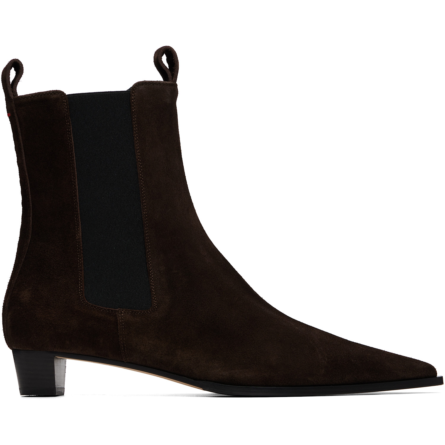 Aeyde Brown Kiki Suede Chelsea Boots