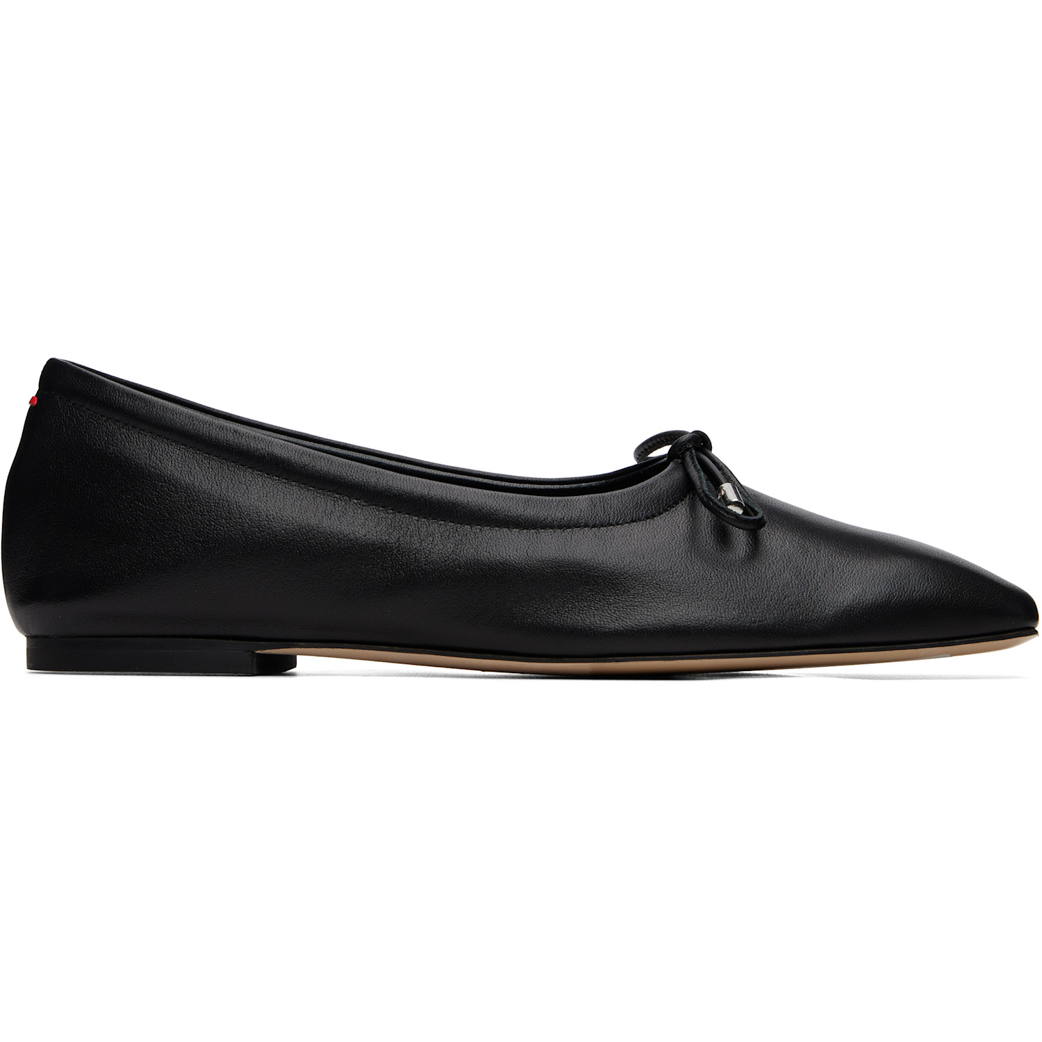 Aeyde Black Nomi Glove Ballerina Flats