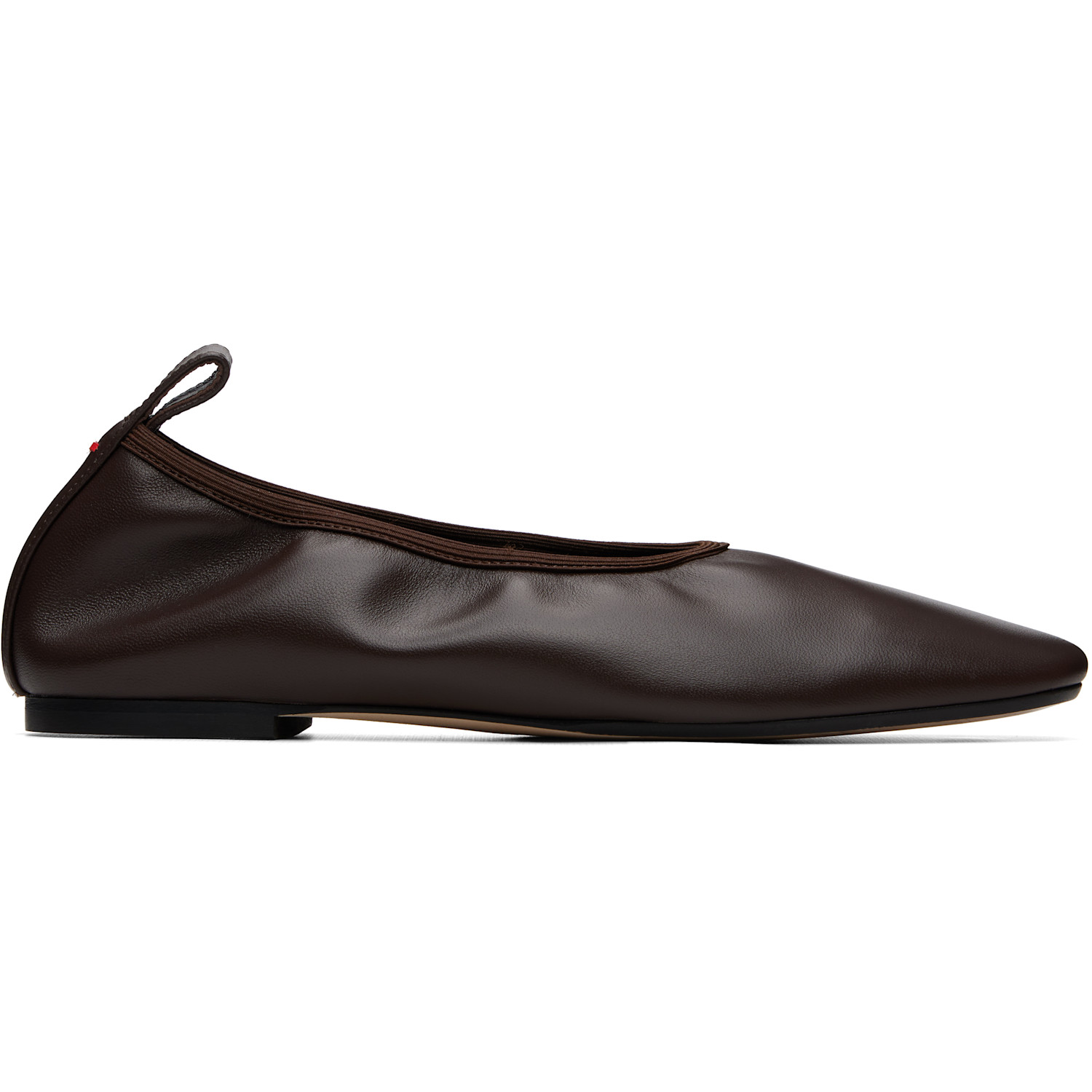 Aeyde Brown Dex Ballerina Flats