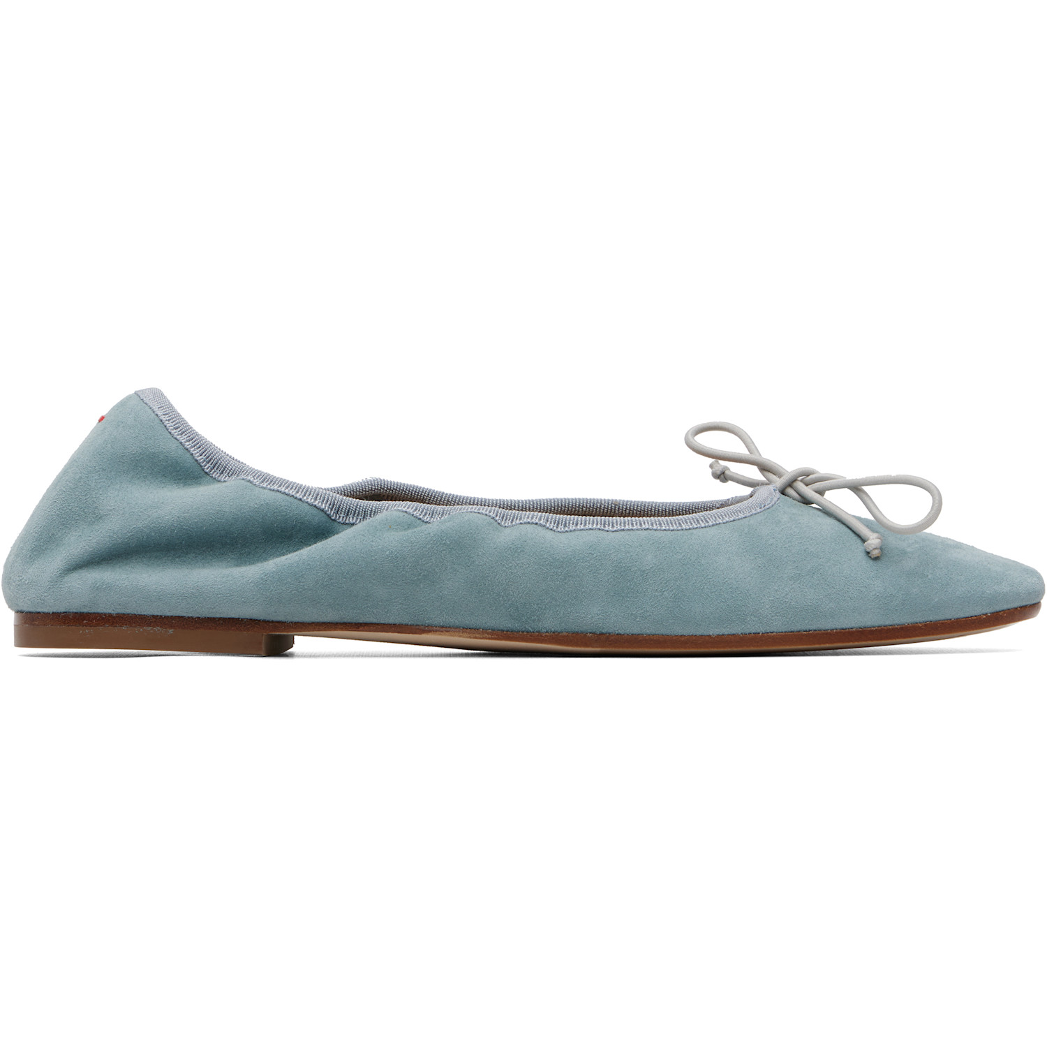 Aeyde Blue Tibi Suede Ballerina Flats