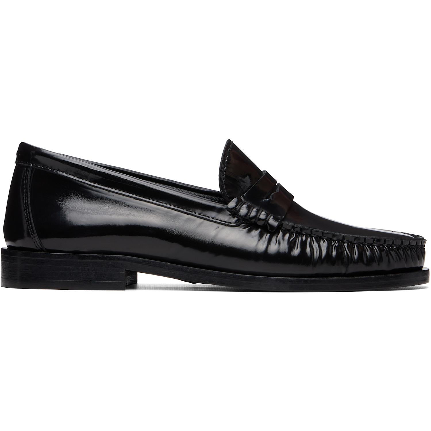 Aeyde Black Terry Polido Loafers