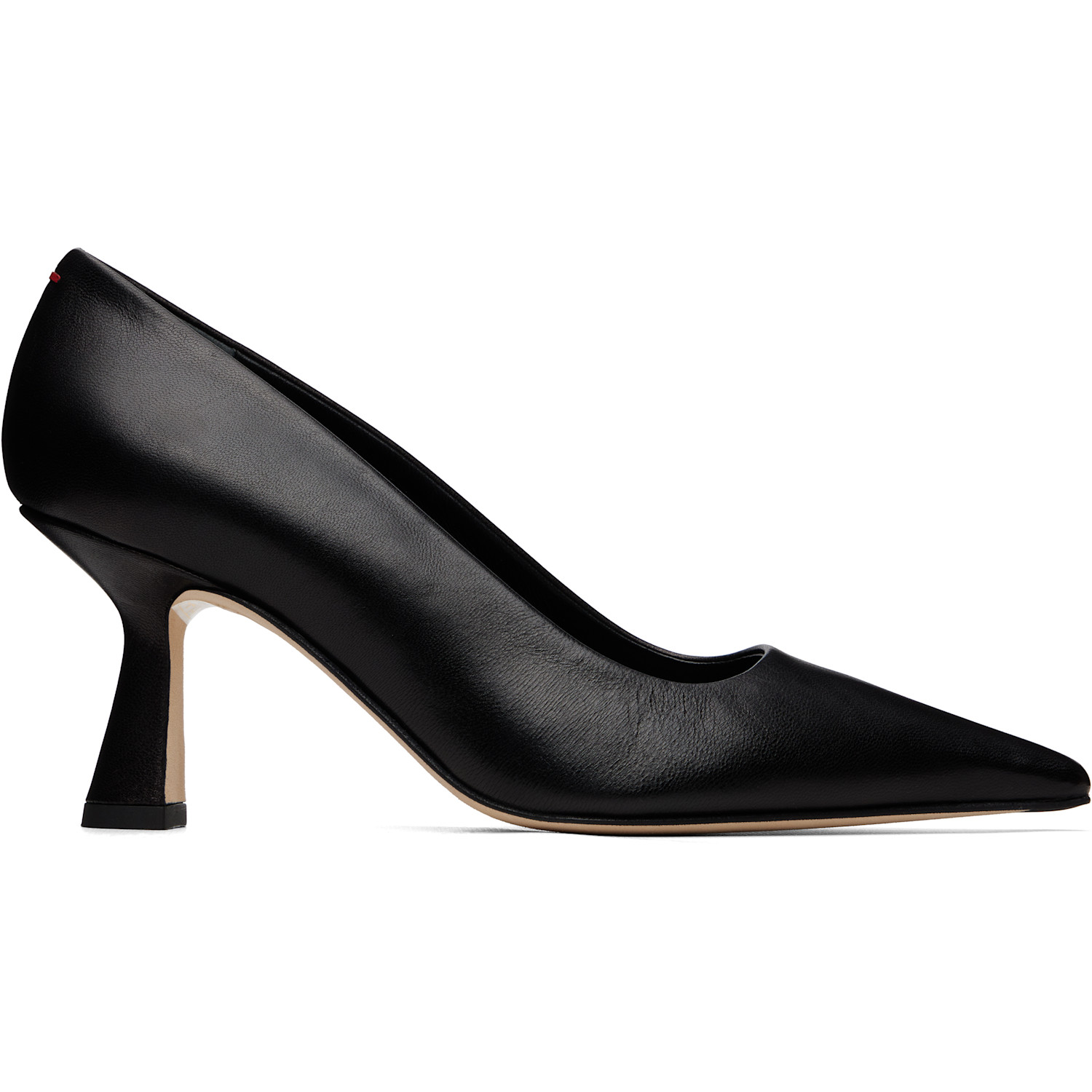 Aeyde Black Zandra Chiseled Heels