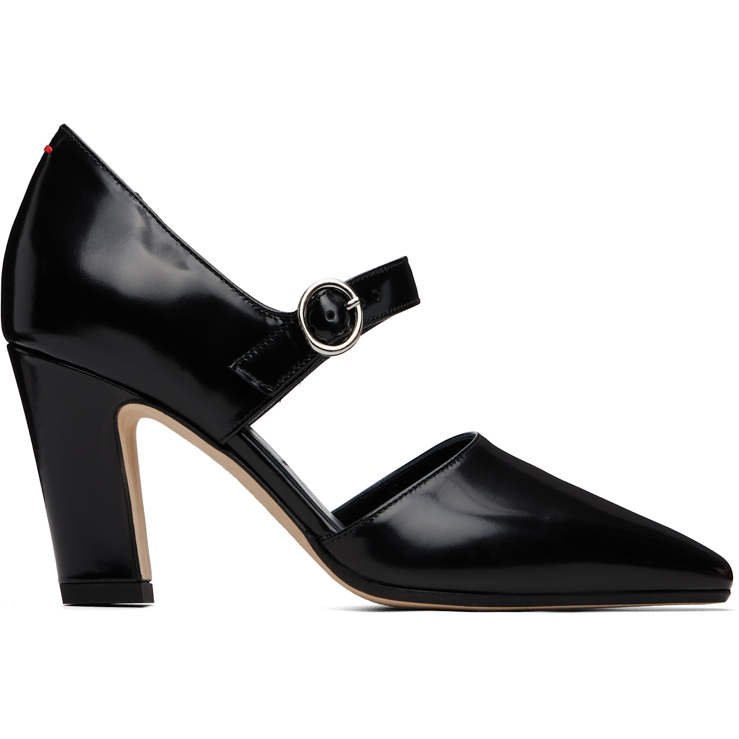 Aeyde Black Isidora Mary-Jane Heels
