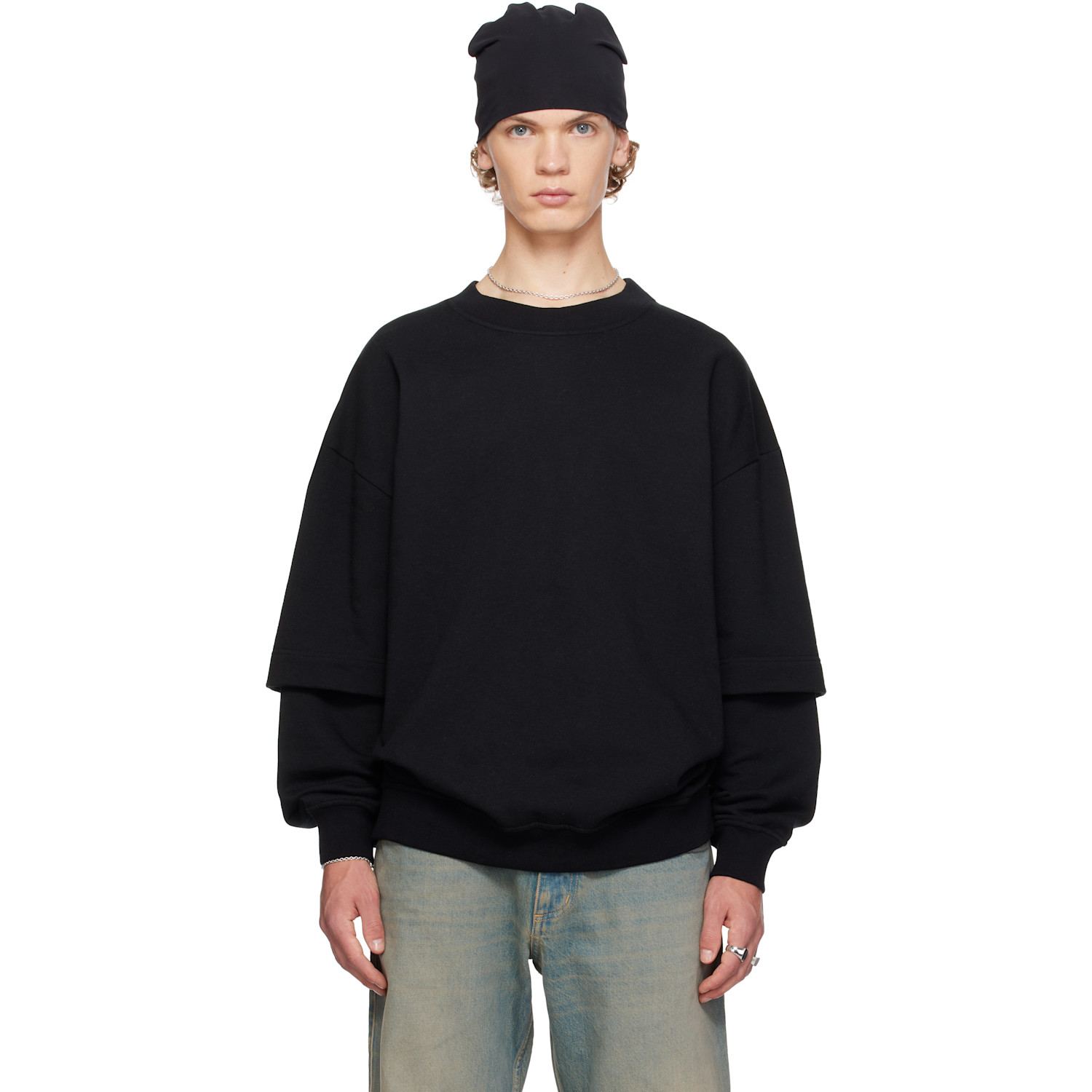 SECONDA Black Luna Sweatshirt