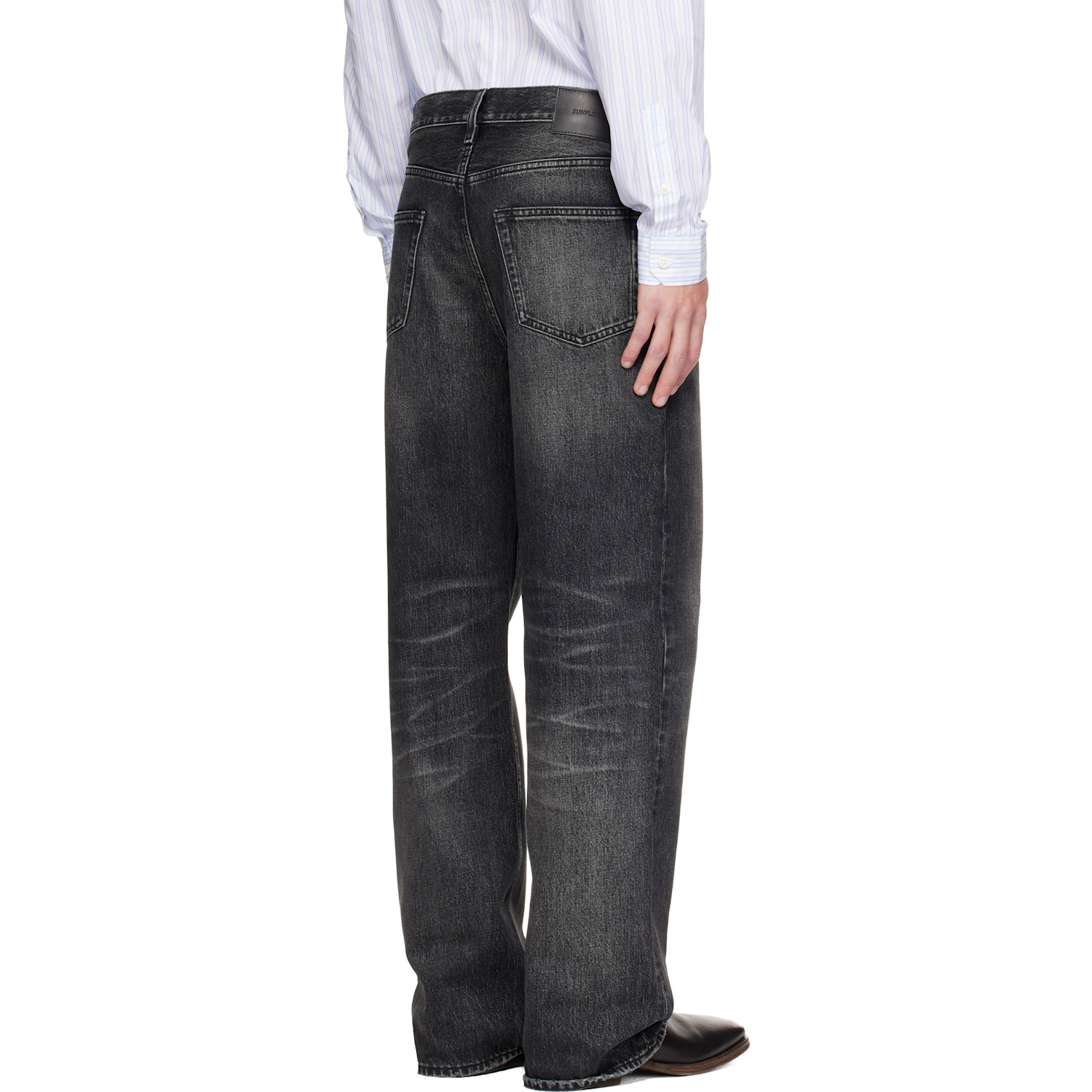  Sunflower Black Relaxed Boot Jeans 