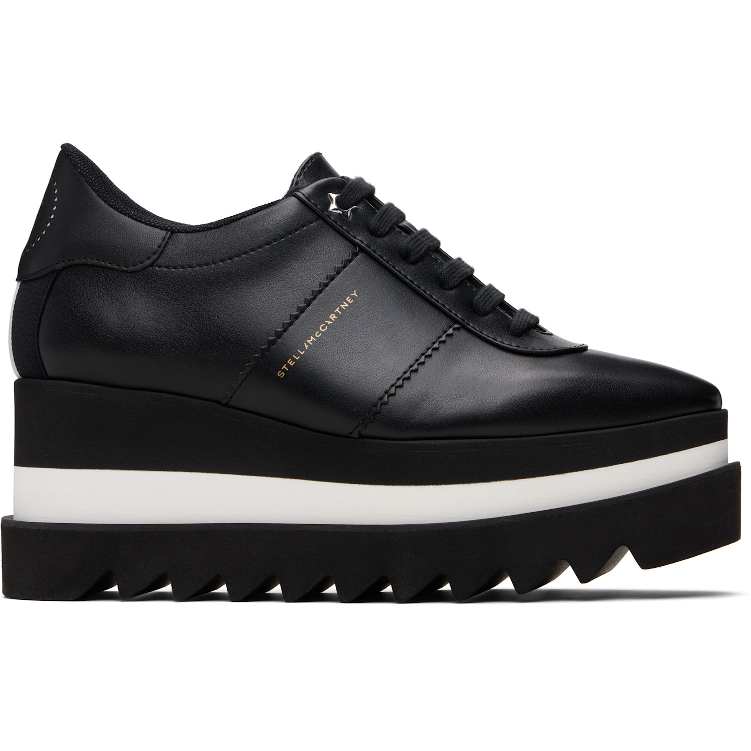Stella McCartney Black Sneak-Elyse Platform Sneakers