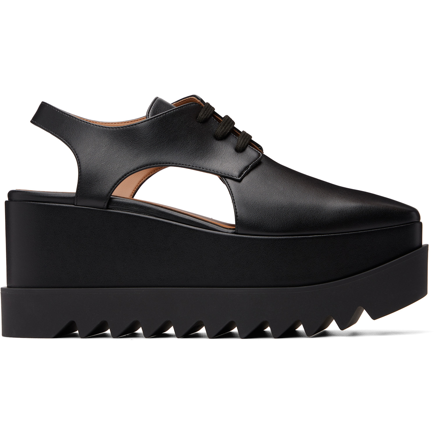 Stella McCartney Black Elyse Slingback Derbys