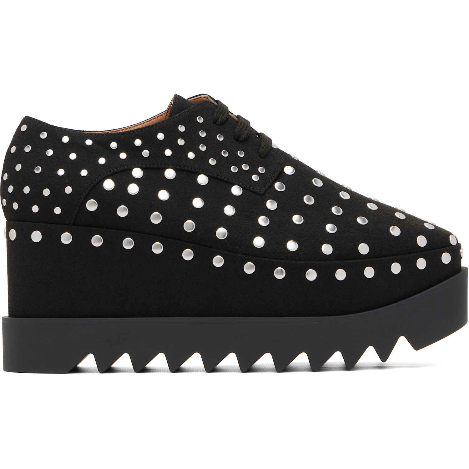 Stella McCartney Black Elyse Studded Platform Derbys