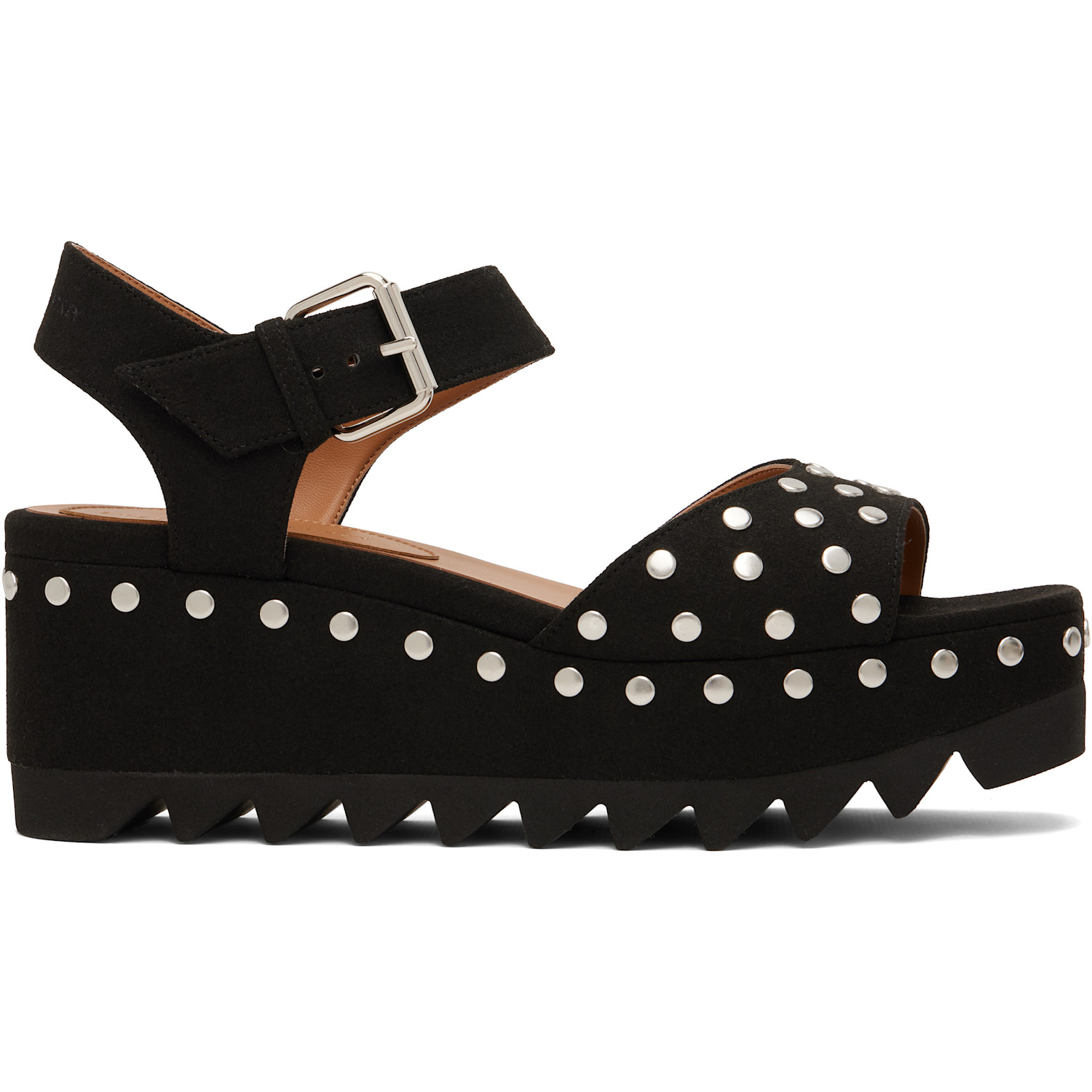 Stella McCartney Black Elyse Heeled Sandals