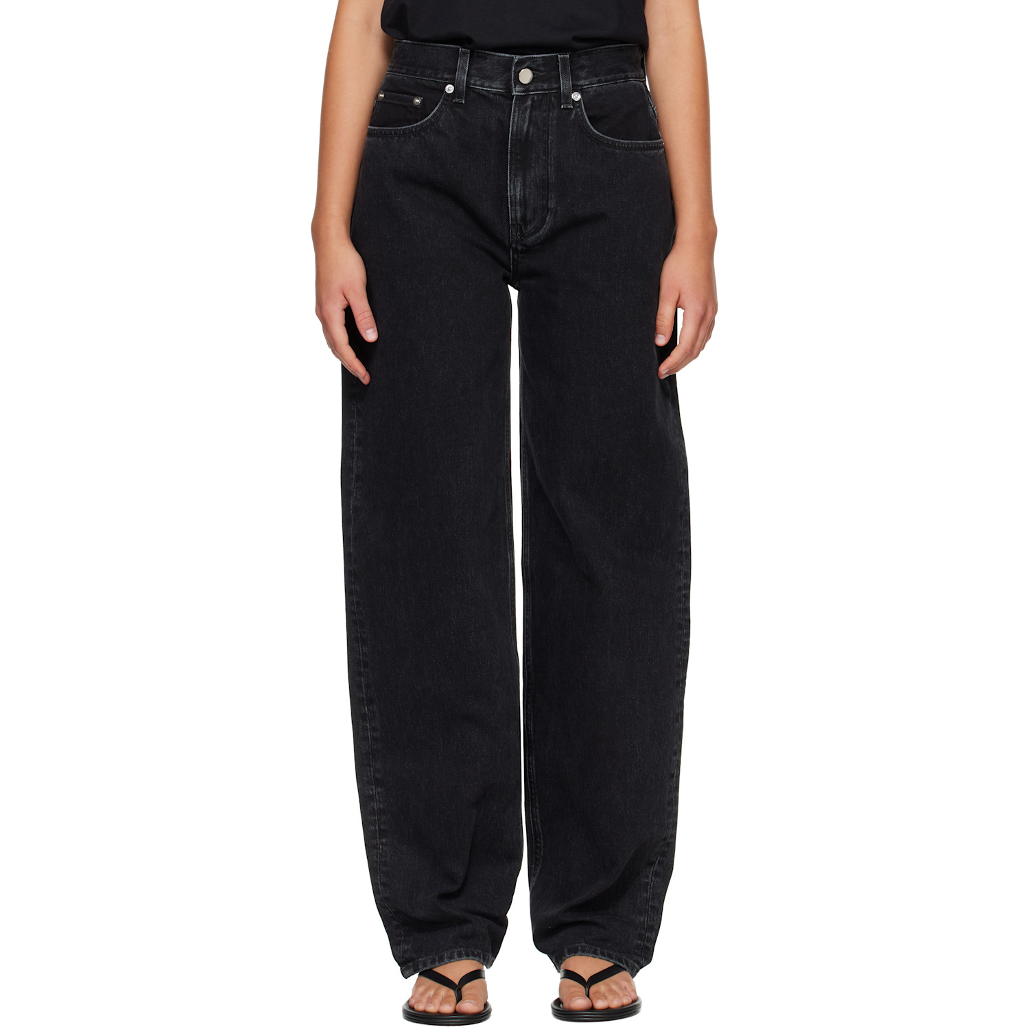 Loulou de Saison Black SAMUR LDS Boyfriend Jeans