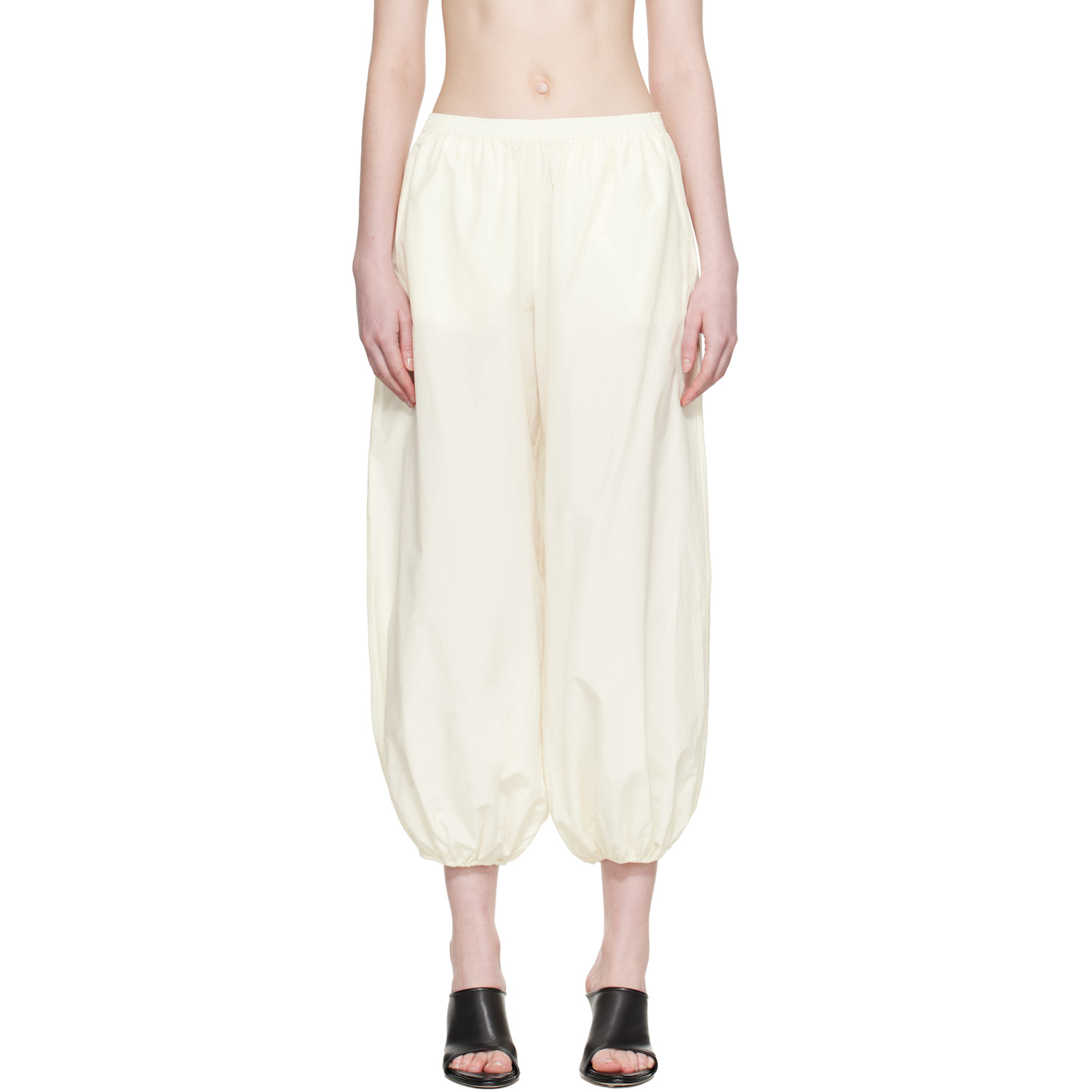 Loulou de Saison Off-White Almaya Cocoon Trousers