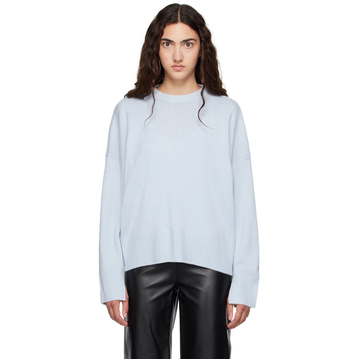 Loulou de Saison Blue ANTON LDS Cashmere Sweater