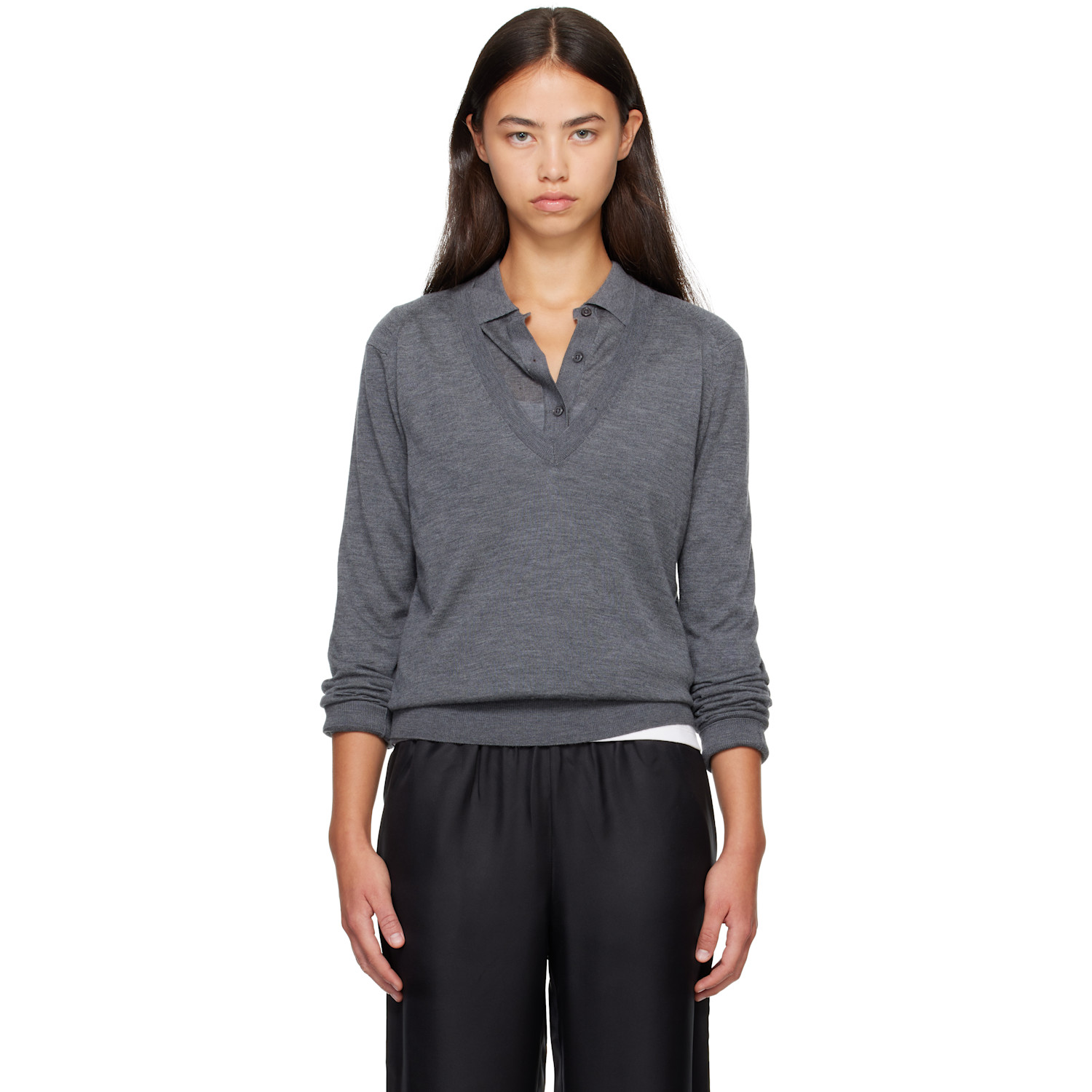Loulou de Saison Gray Julio LDS Sweater