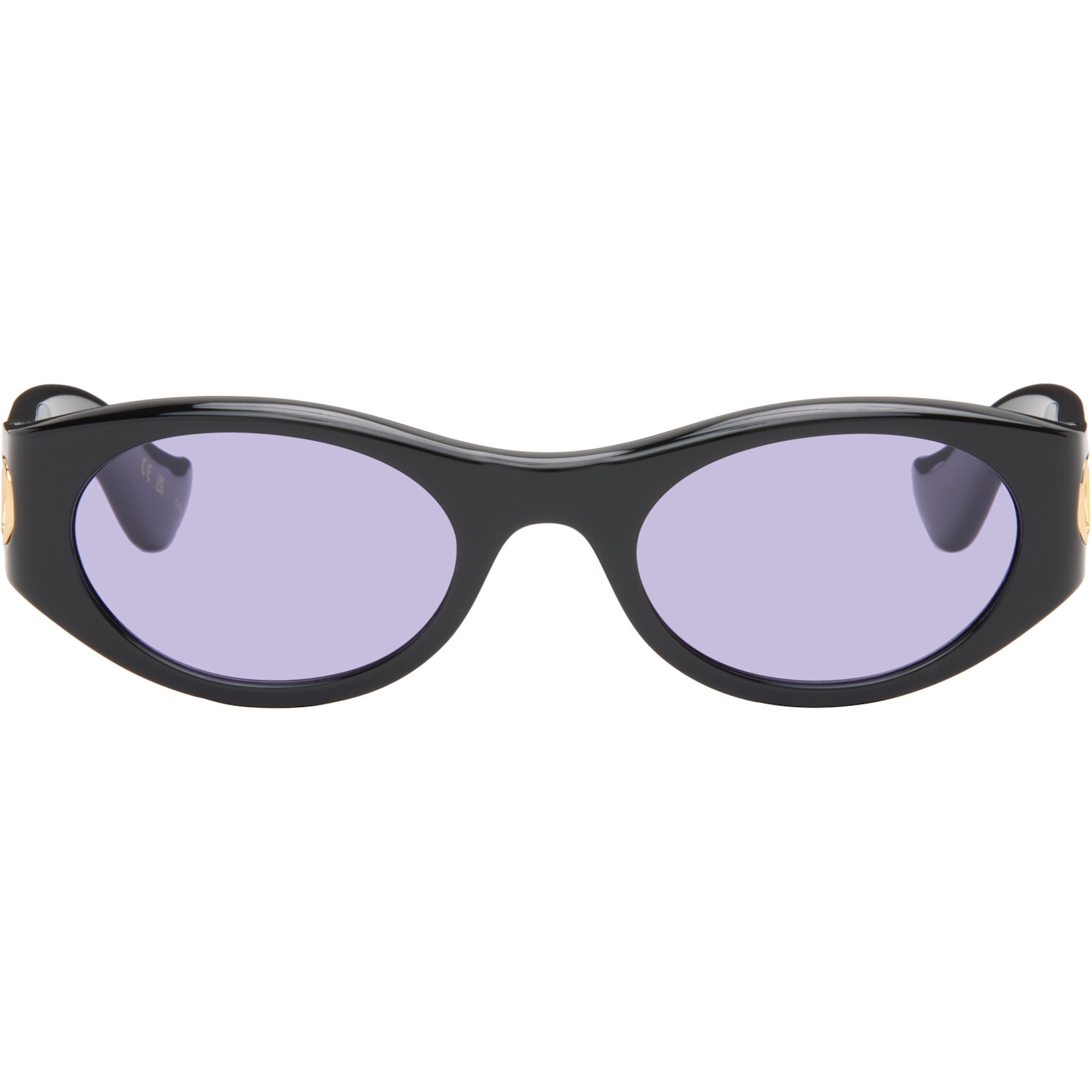 Valentino Black Vain Light V Logo Sunglasses