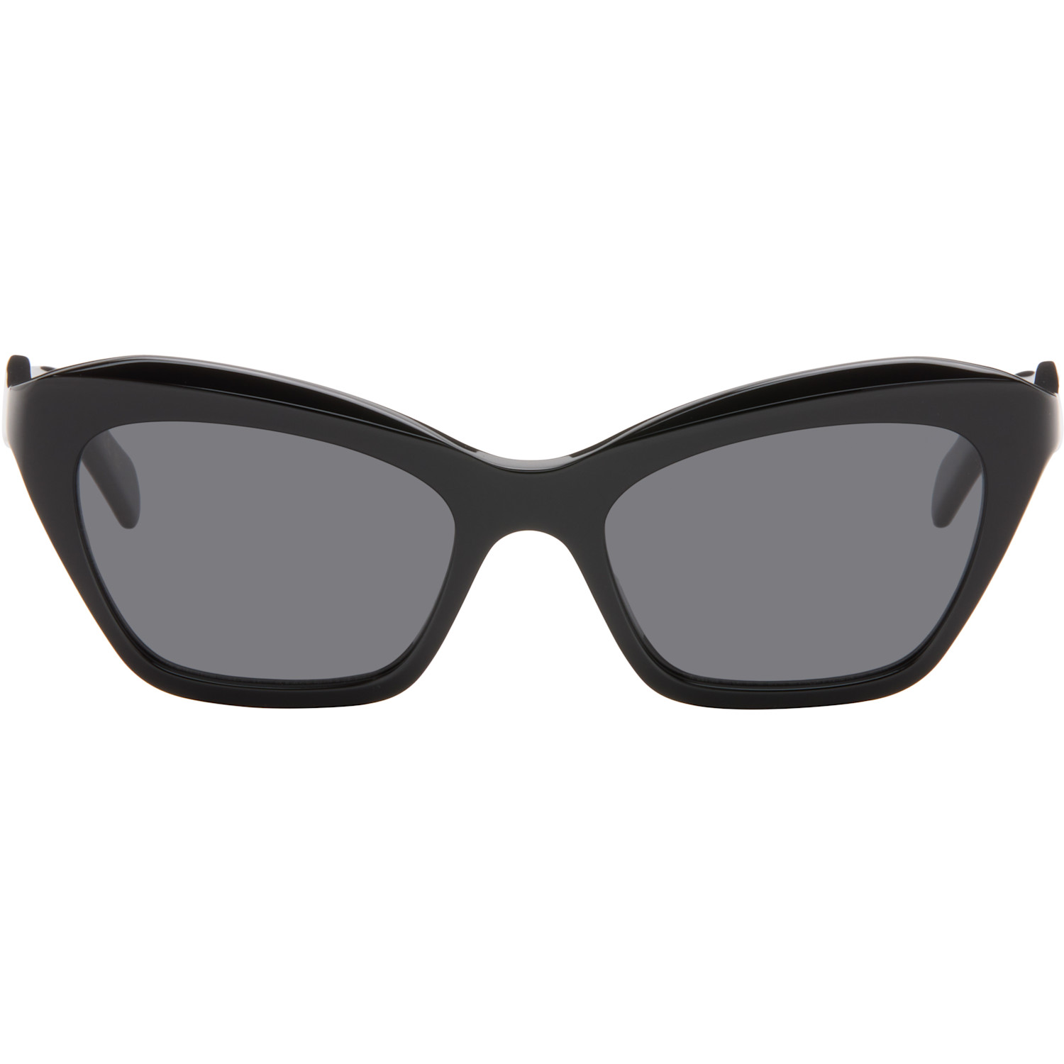 Valentino Black Cat-Eye Acetate Sunglasses