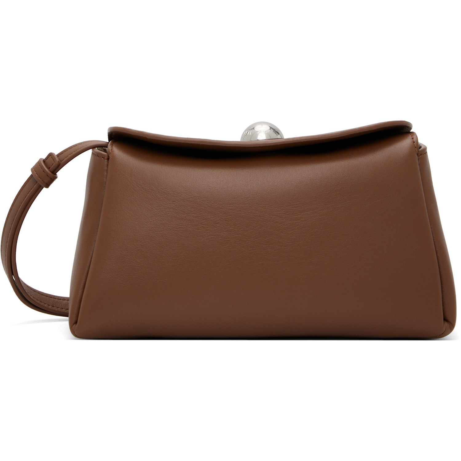 AMI Paris Brown Mini Carrousel Bag