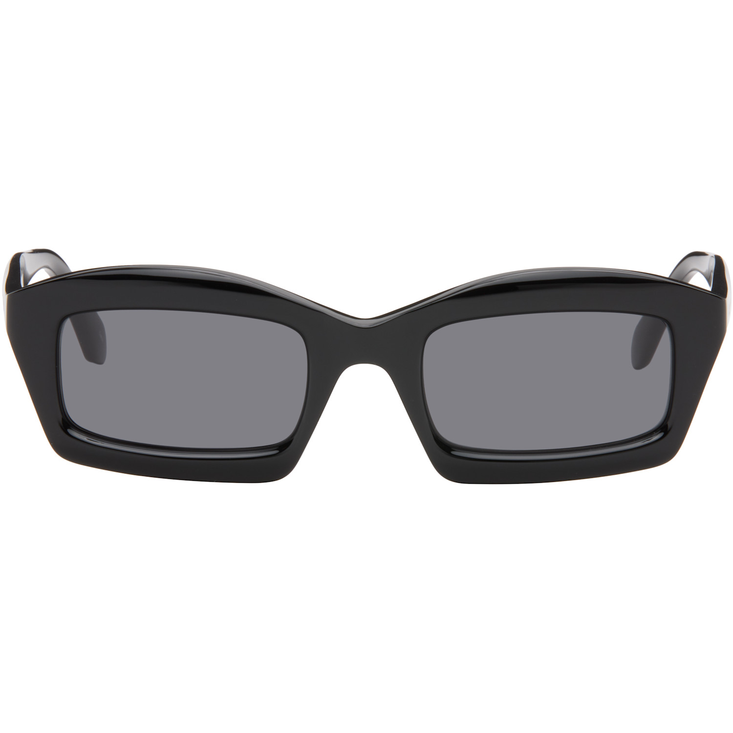 ALAÏA Black Rectangular Sunglasses