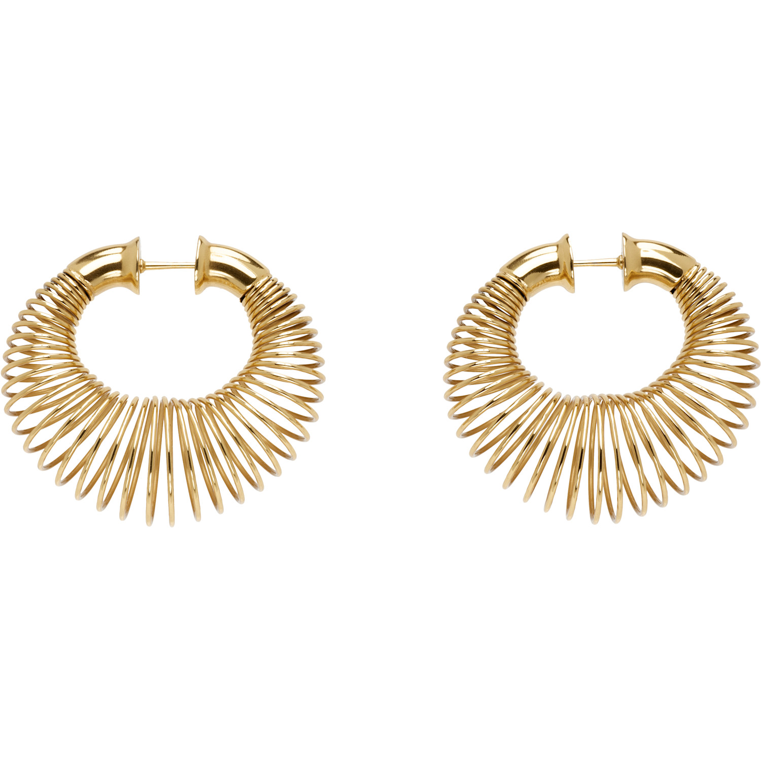 ALAÏA Small Spiral Hoop Earrings