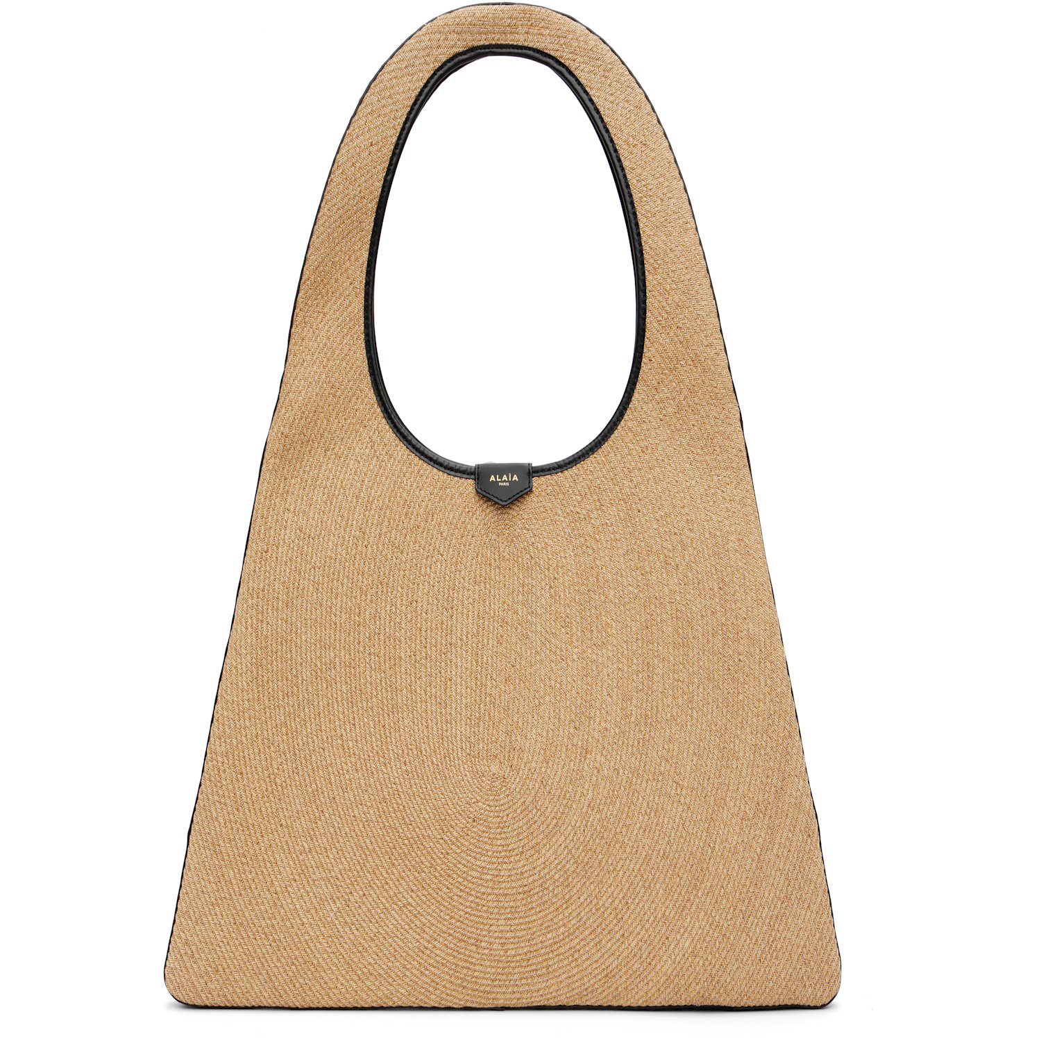 ALAÏA Beige One Piece Paper Straw Tote
