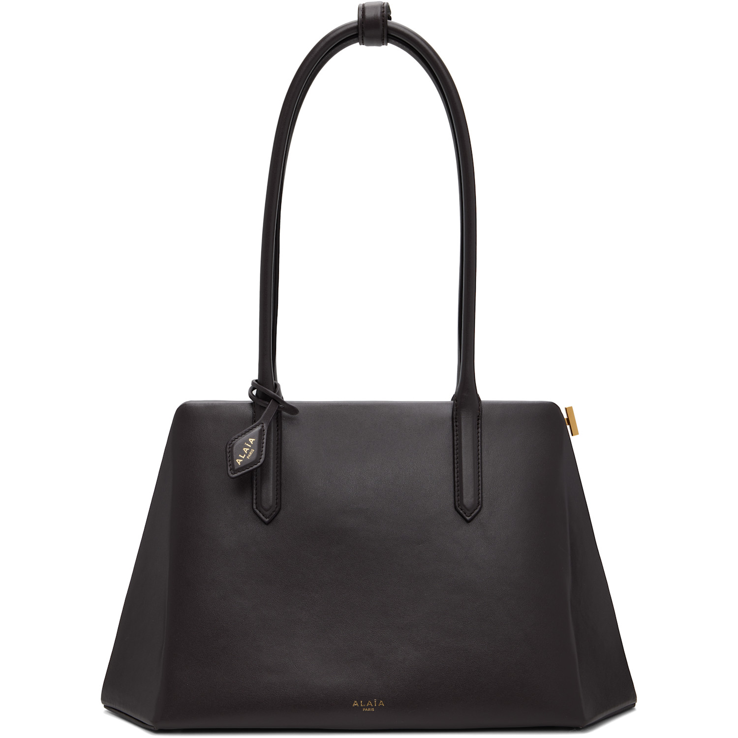 ALAÏA Brown Prisme Bag