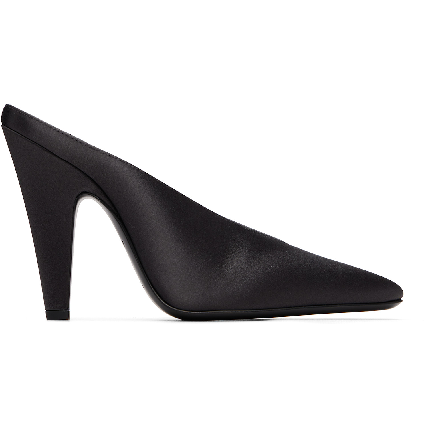 ALAÏA Gray Cone Mule Heels
