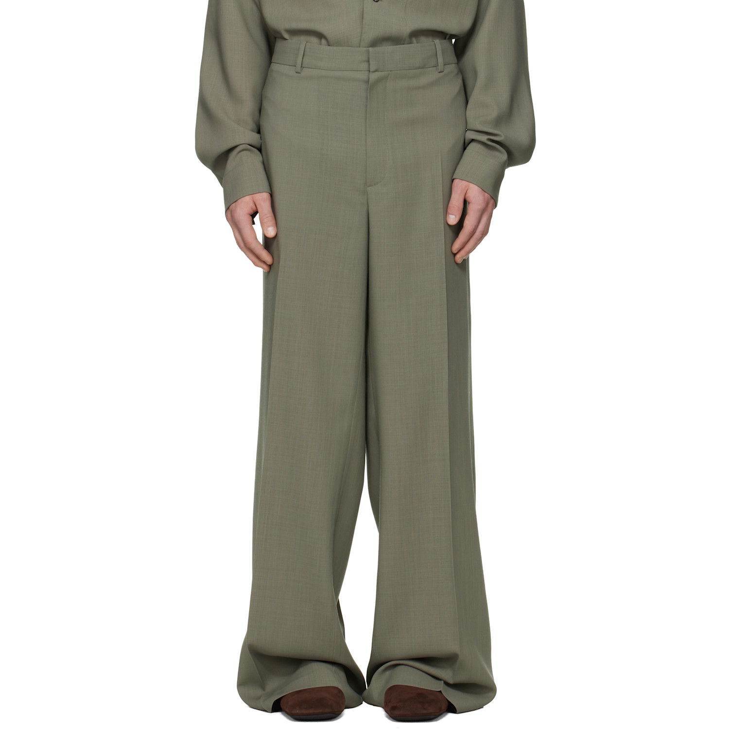 Calvin Klein Collection Taupe Eric Trousers