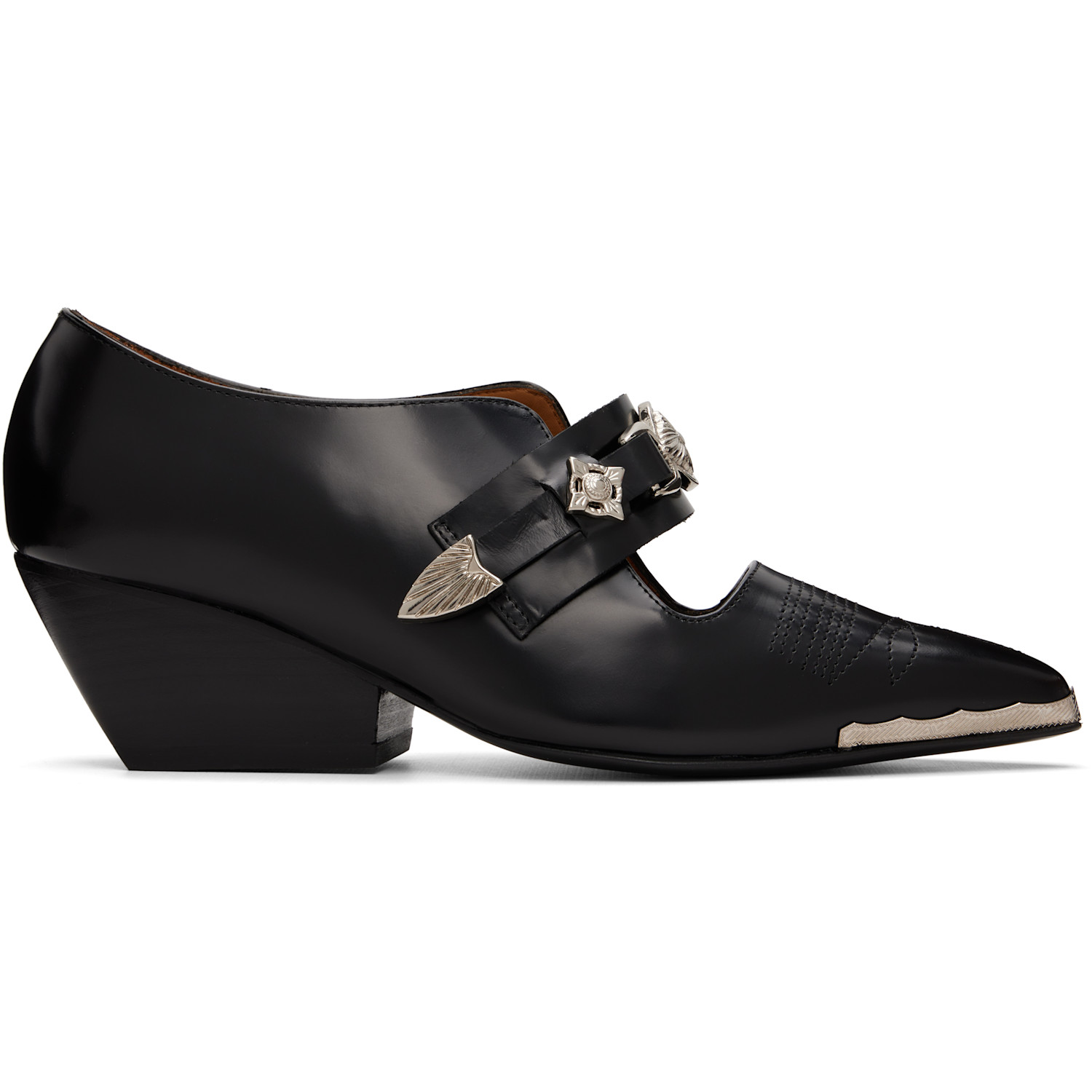Toga Pulla Black AJ1532 Polido Heels