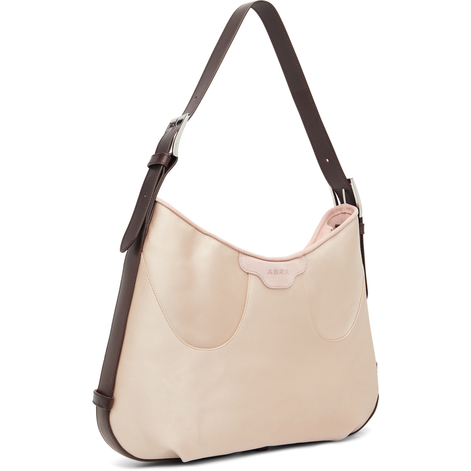  Abra Pink Satin Ballerina Bag 