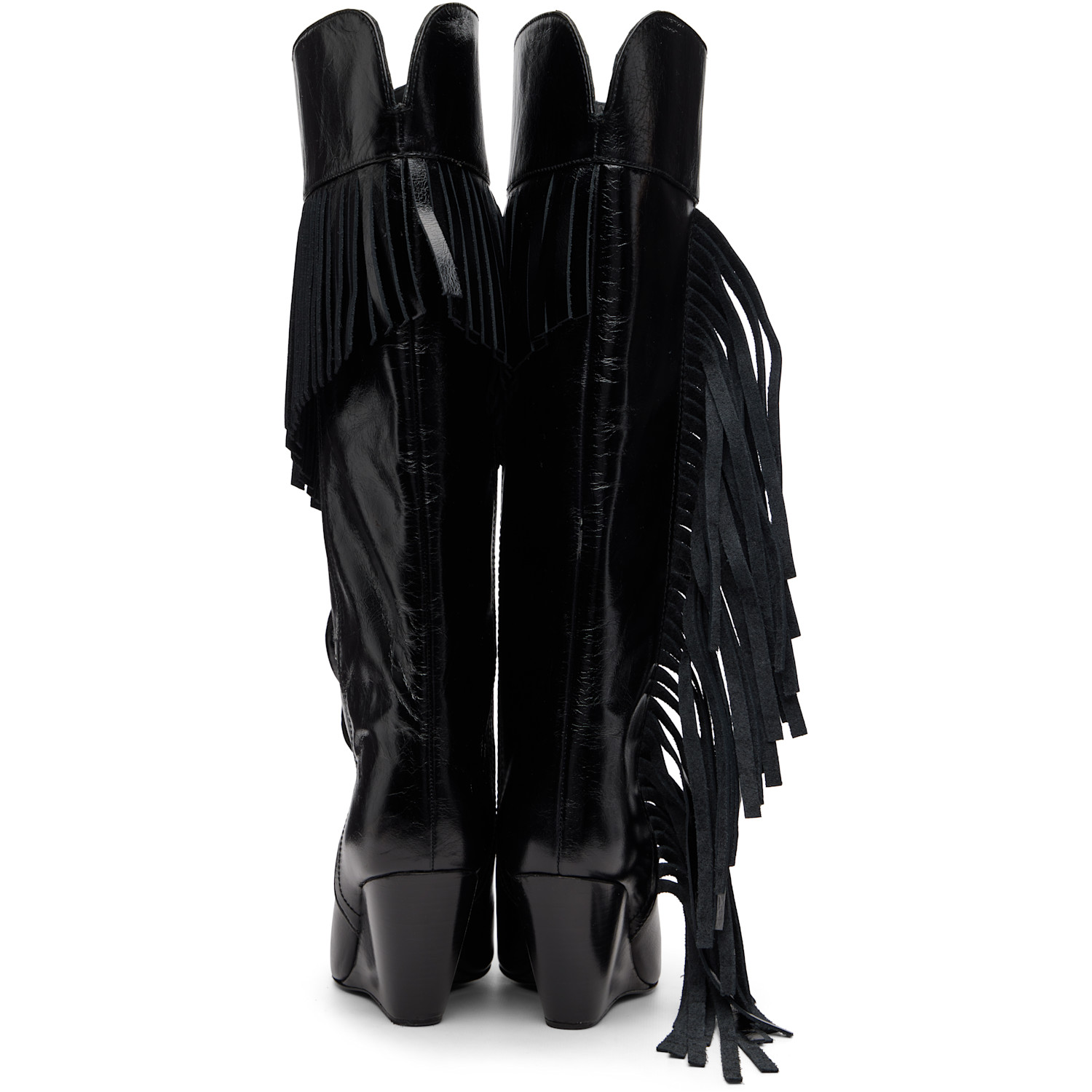  Abra Black Rose Tall Boots 