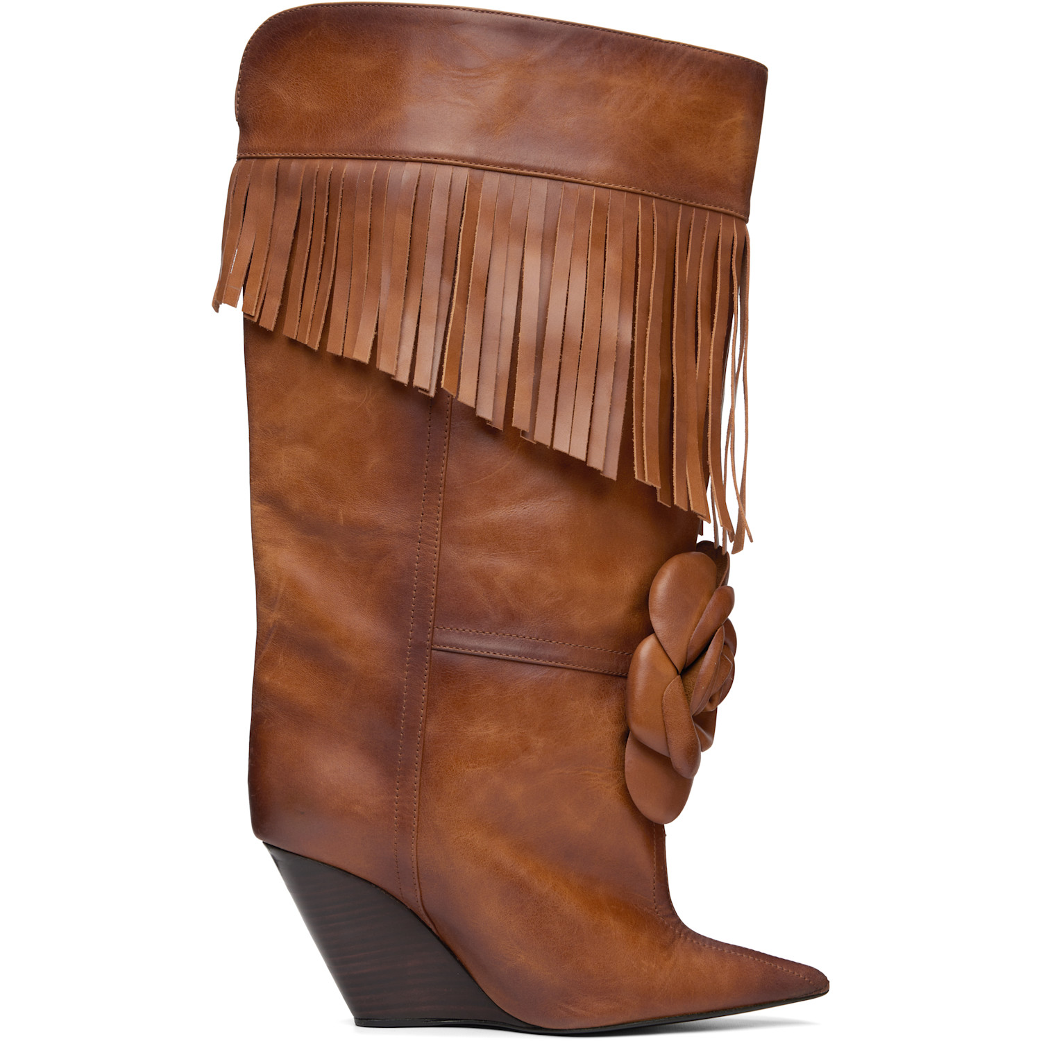 ABRA Brown Rose Tall Boots