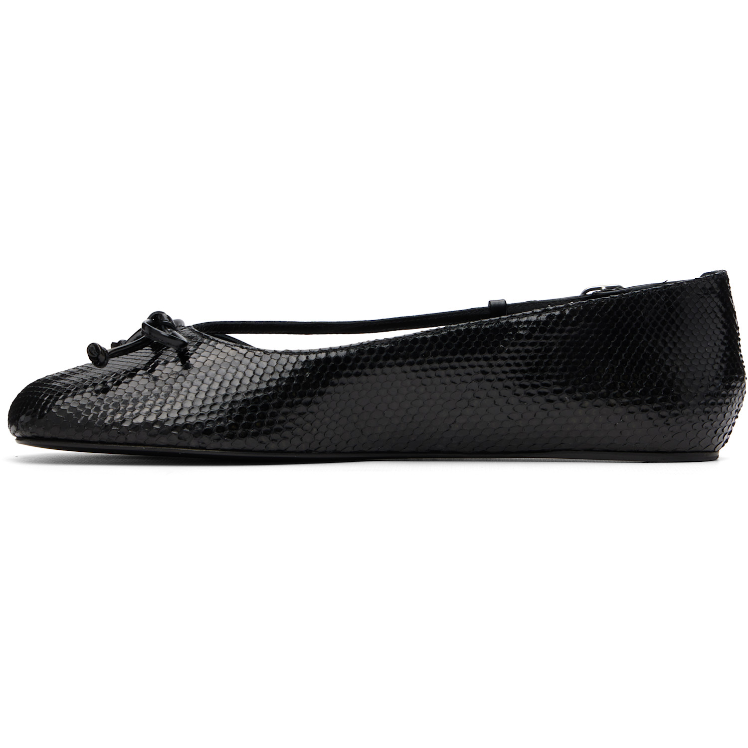  Abra Black Double Shoe Ballerina Flats 
