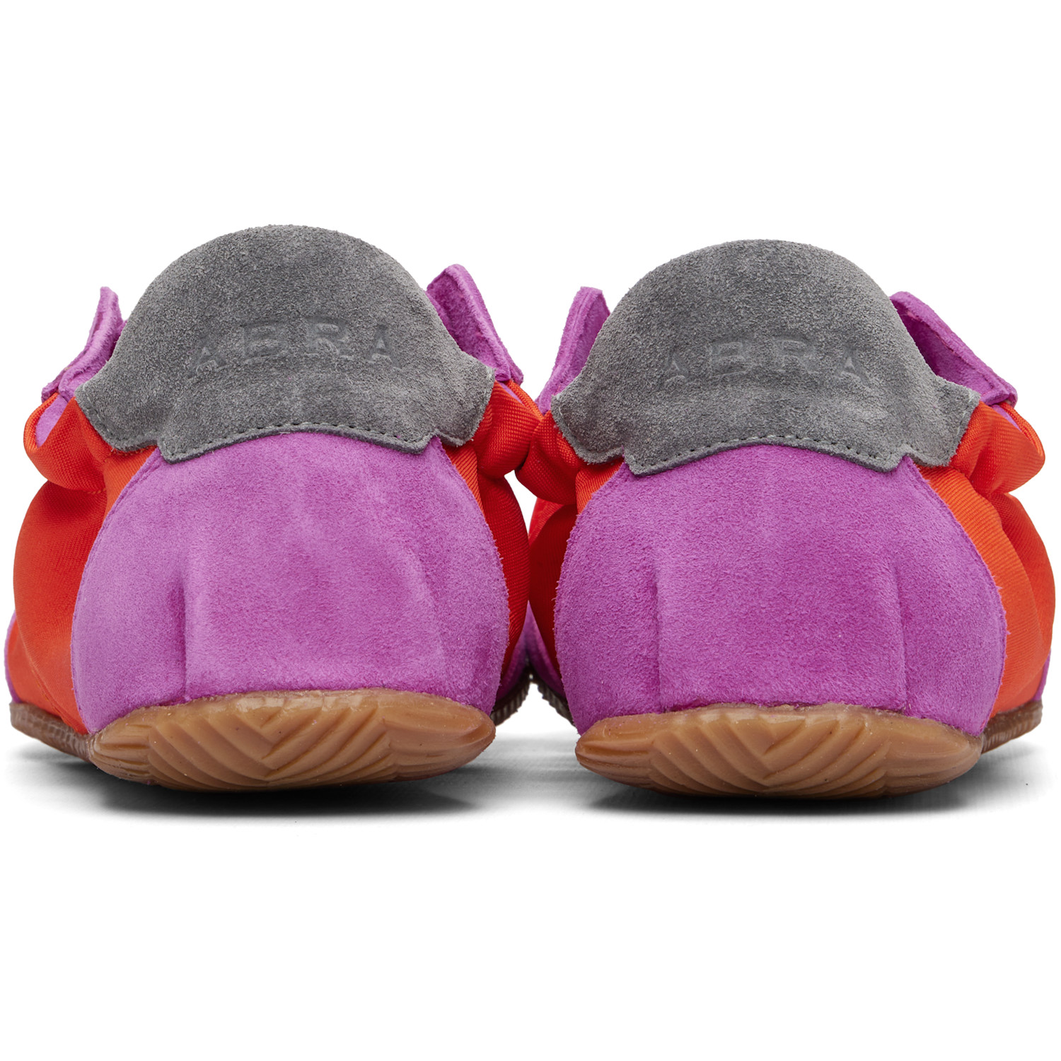  Abra Red & Purple Ballerina Sneakers 