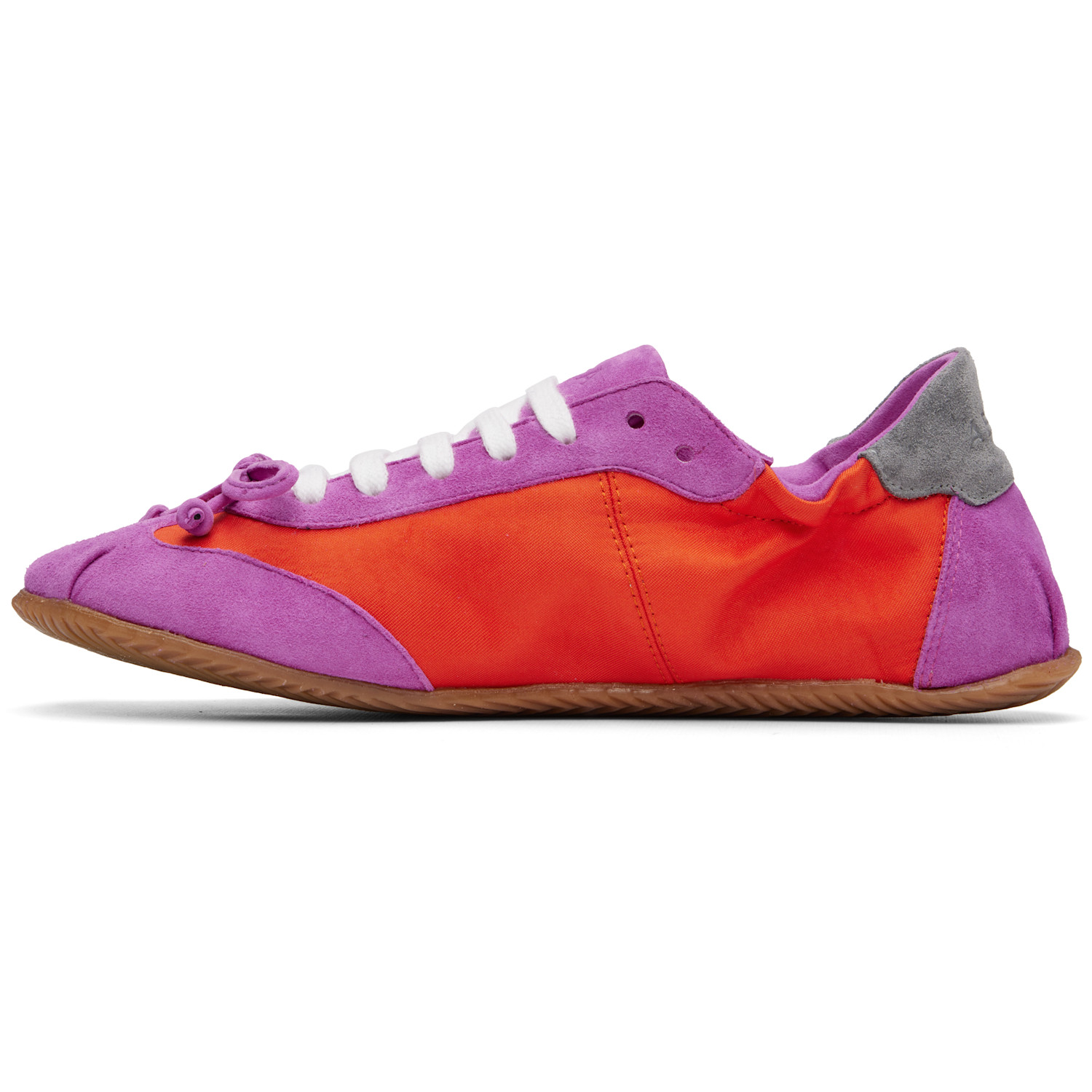  Abra Red & Purple Ballerina Sneakers 