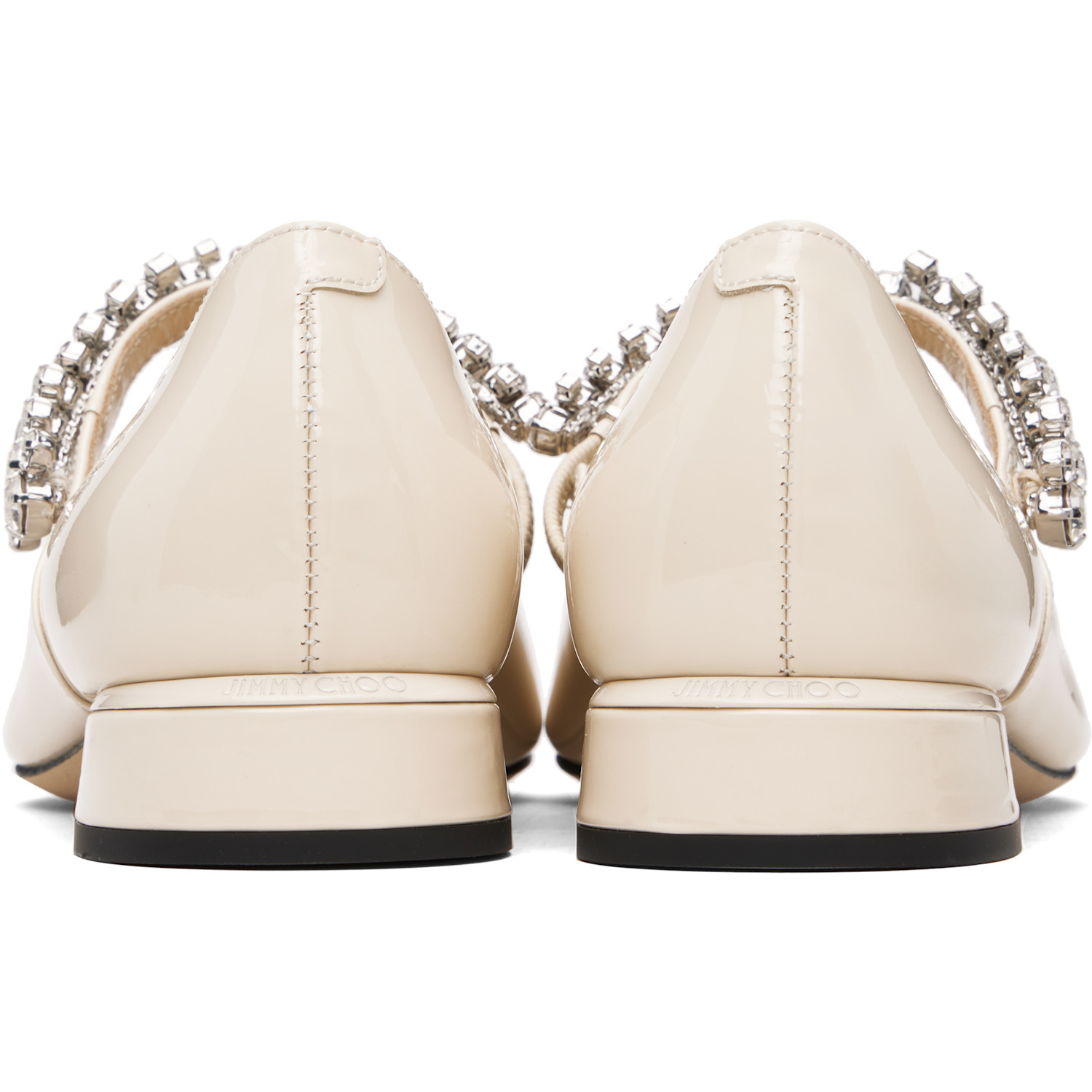  Jimmy Choo Off-white Bing Pump Flats 