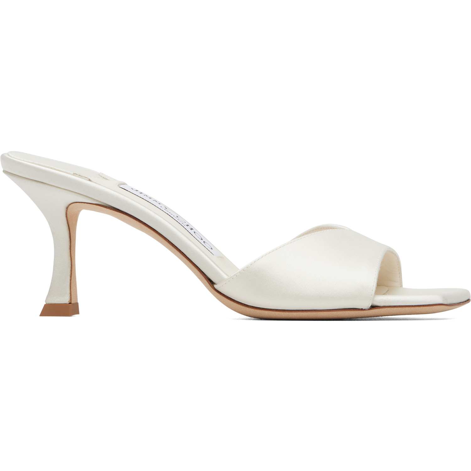 Jimmy Choo White Skye 70 Heeled Sandals