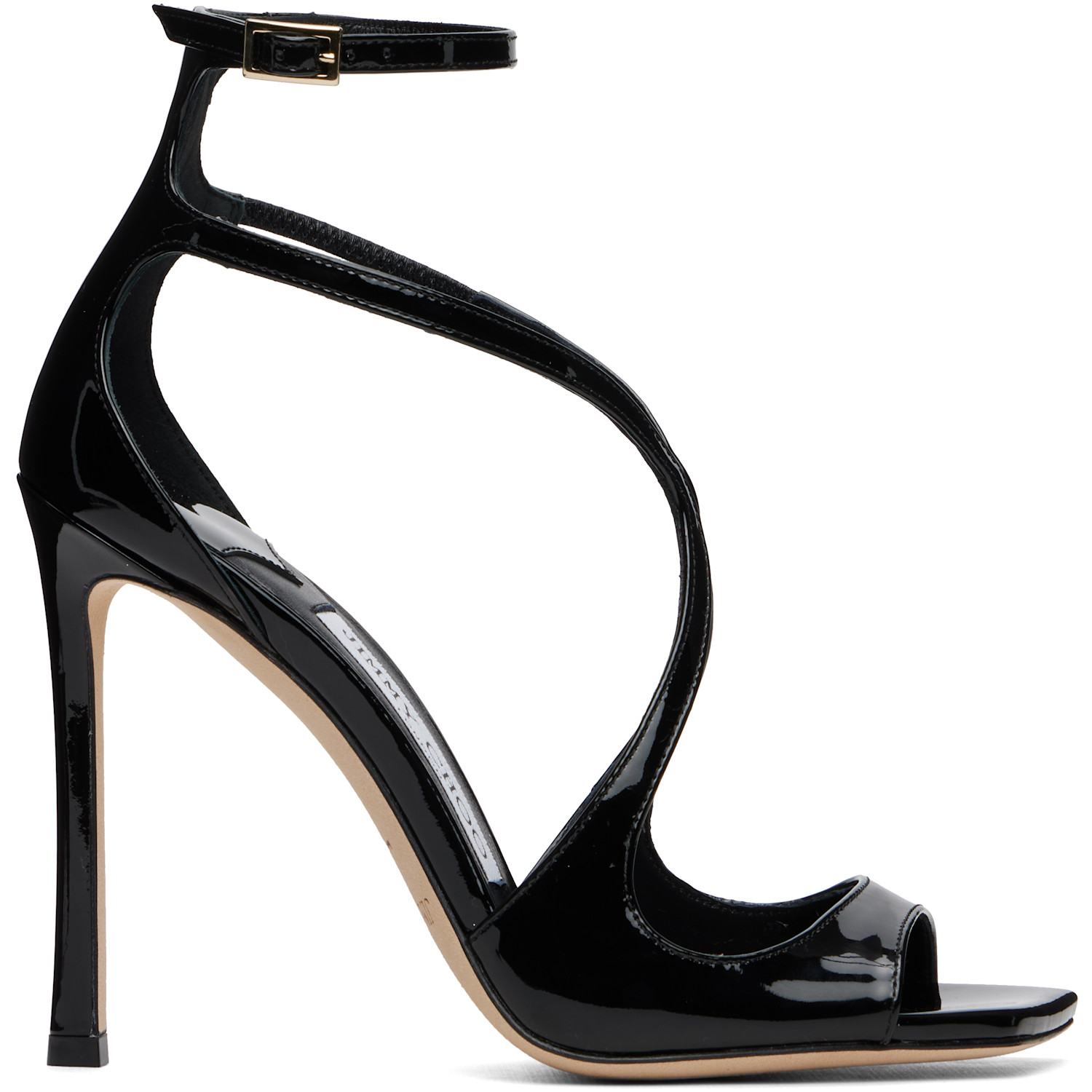 Jimmy Choo Black Azia 110 Heeled Sandals